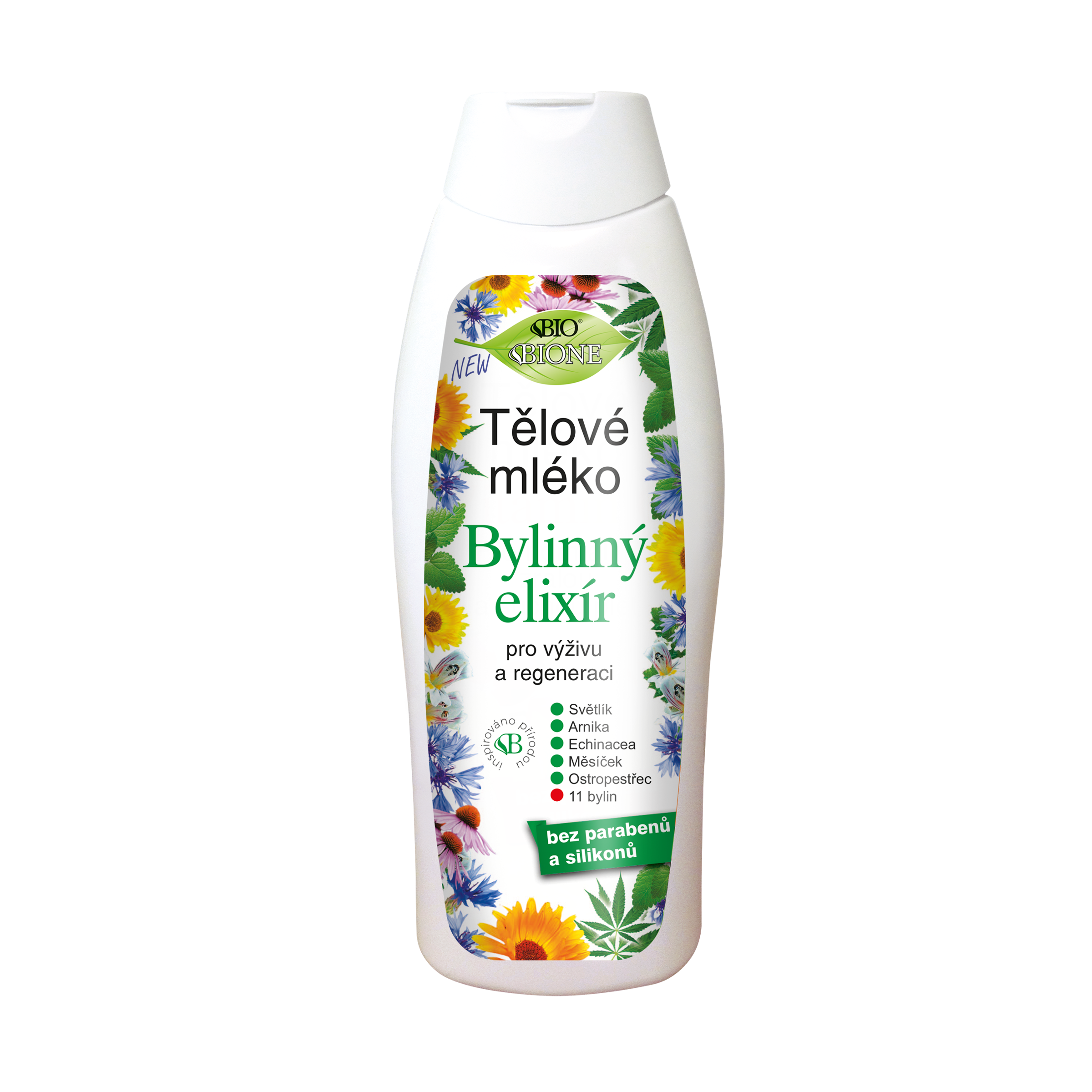 BIO tělové mléko Bylinný elixír