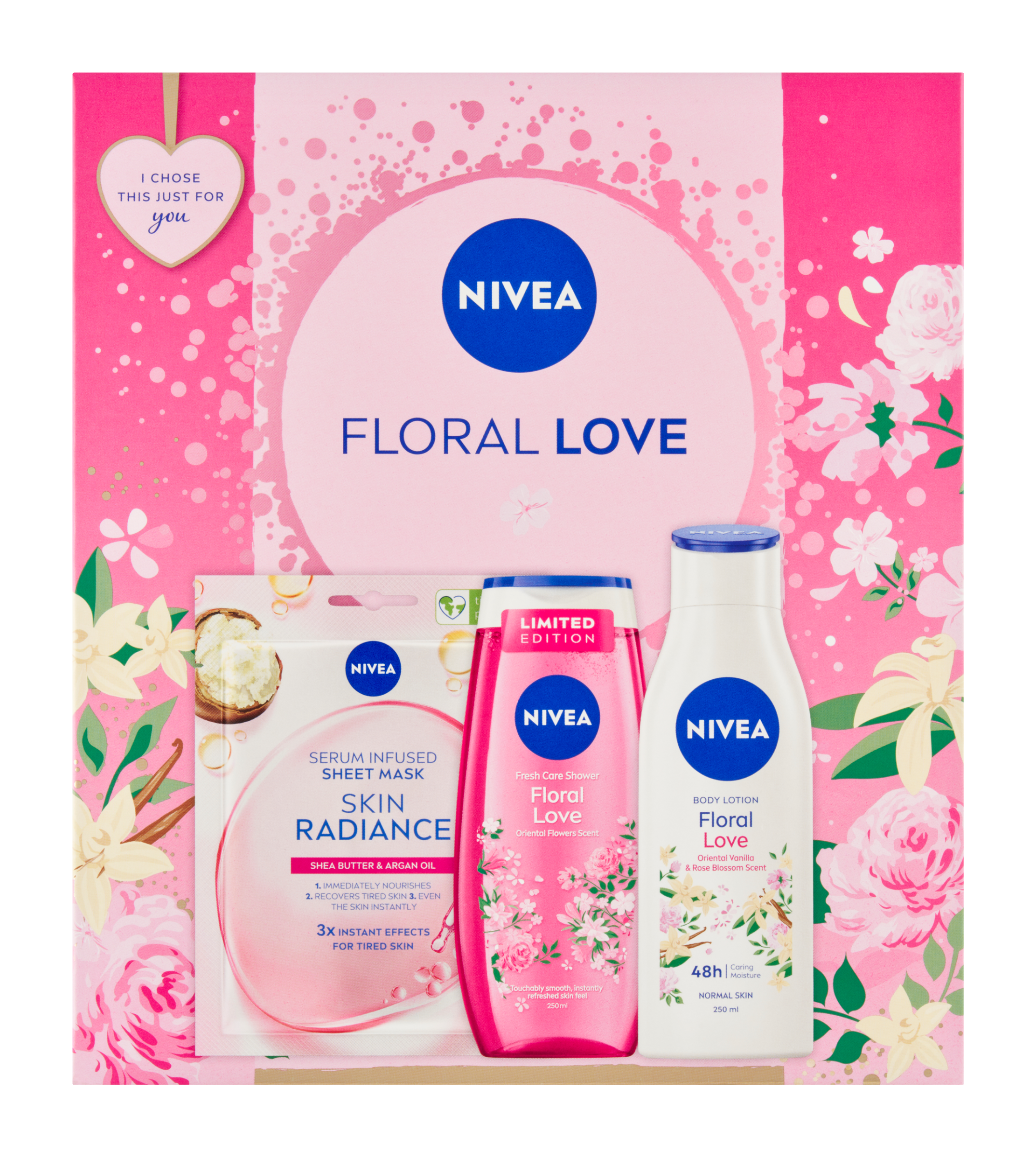 Dárková sada Nivea Floral Love