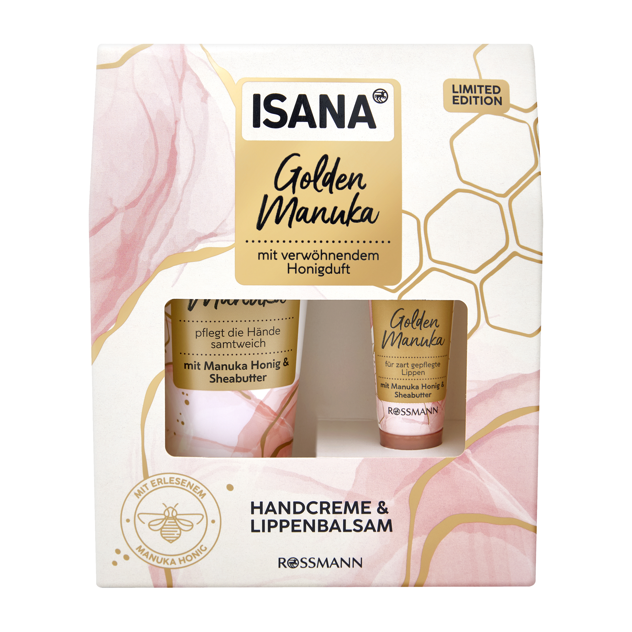 Dárková sada  ISANA Golden Manuka