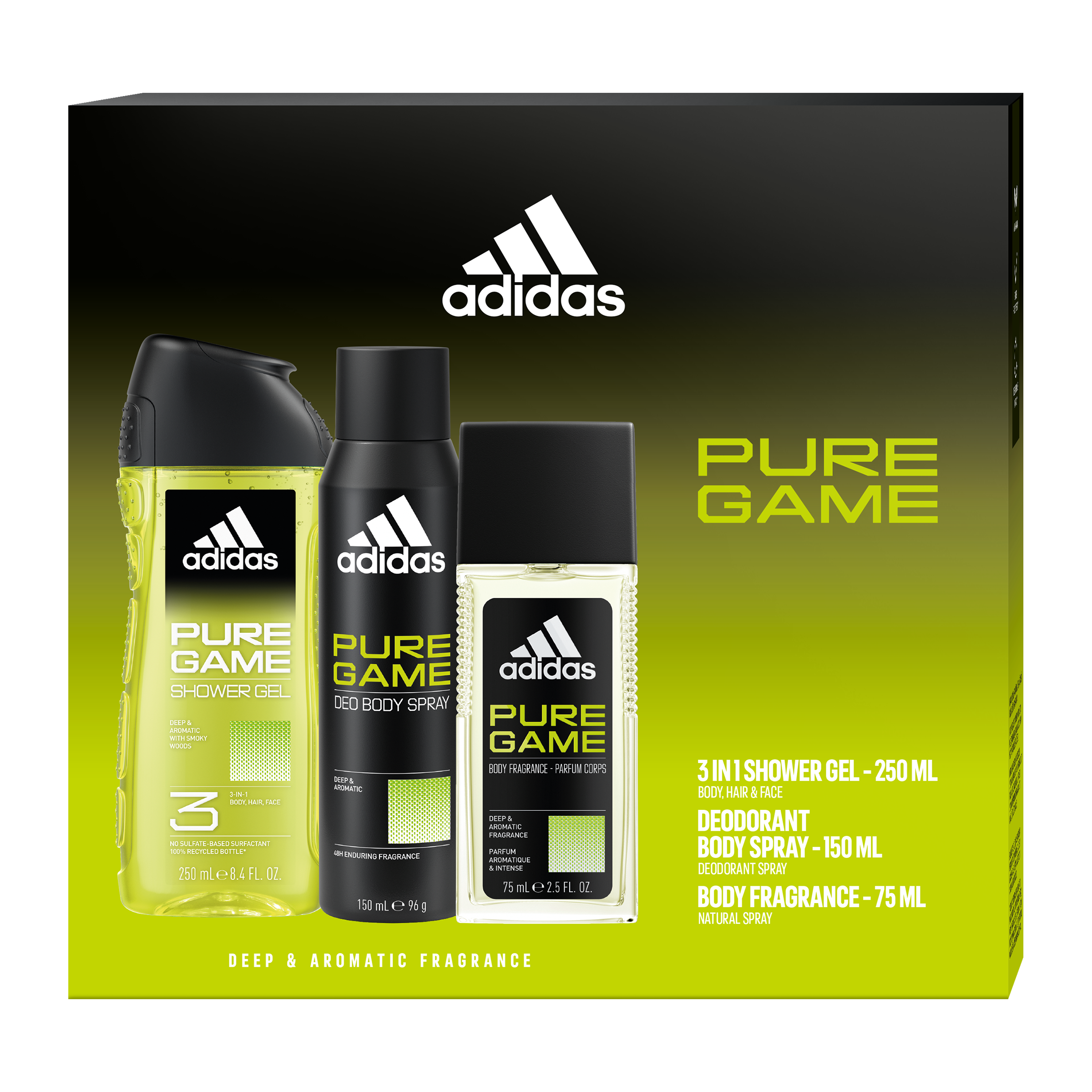 Dárková sada Adidas Pure Game