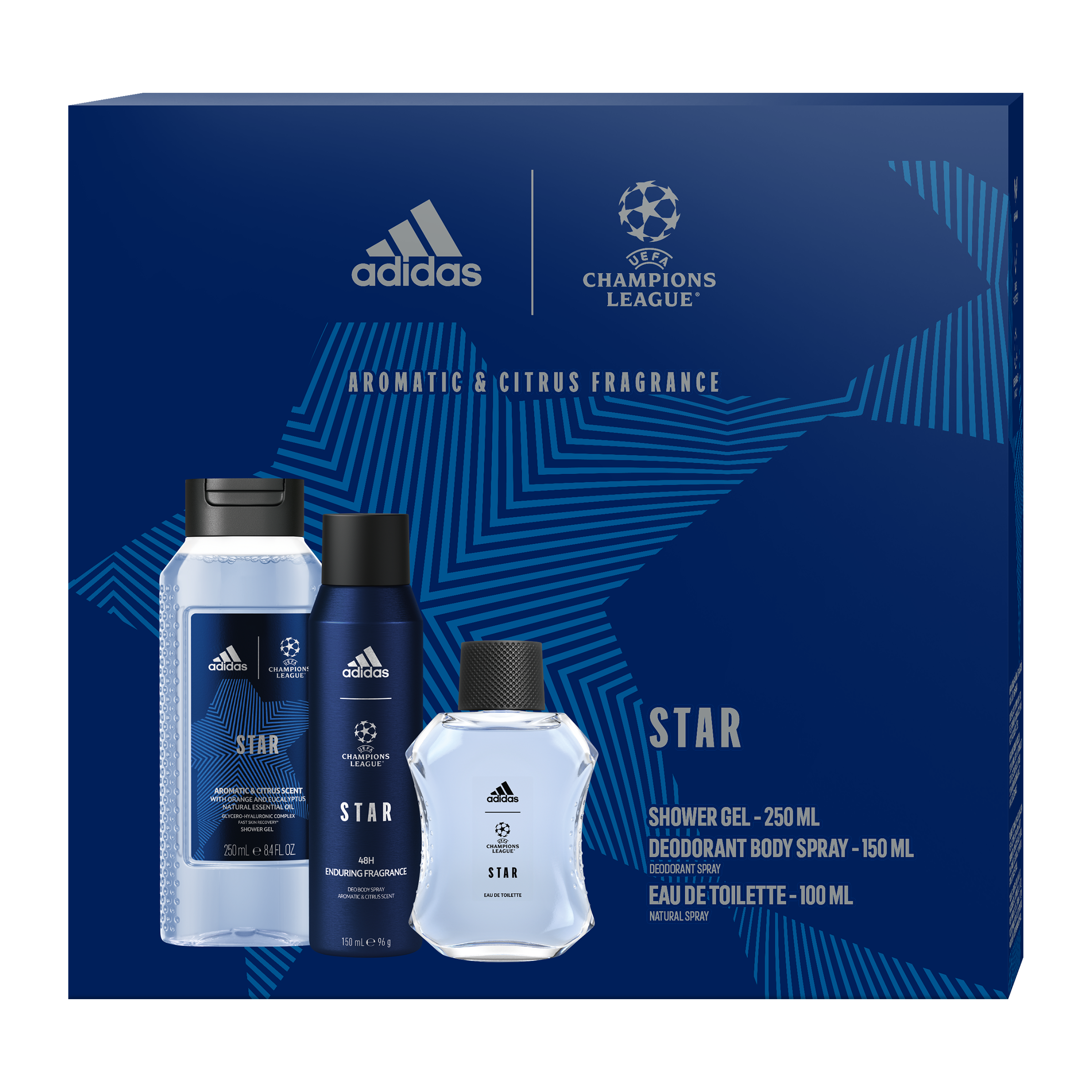 Dárková sada Adidas Star UEFA 10