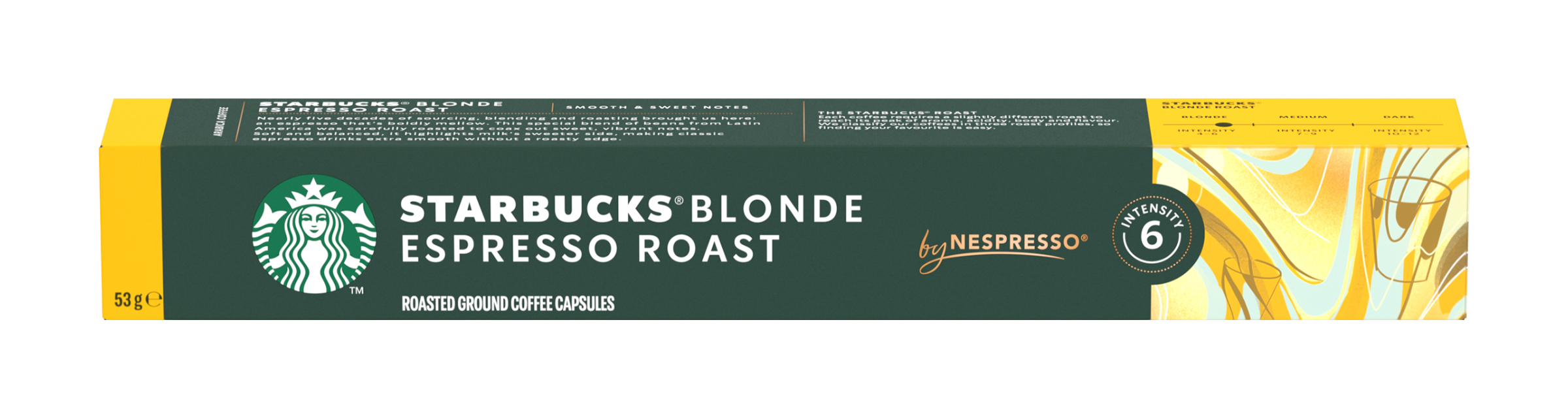 Kávové kapsle Starbucks by Nespresso Blonde Espresso Roast 