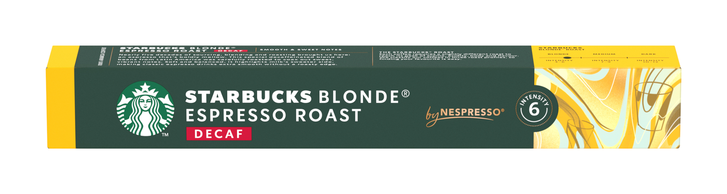 Kávové kaosle Starbucks by Nespresso Blonde Espresso Roast Decaf