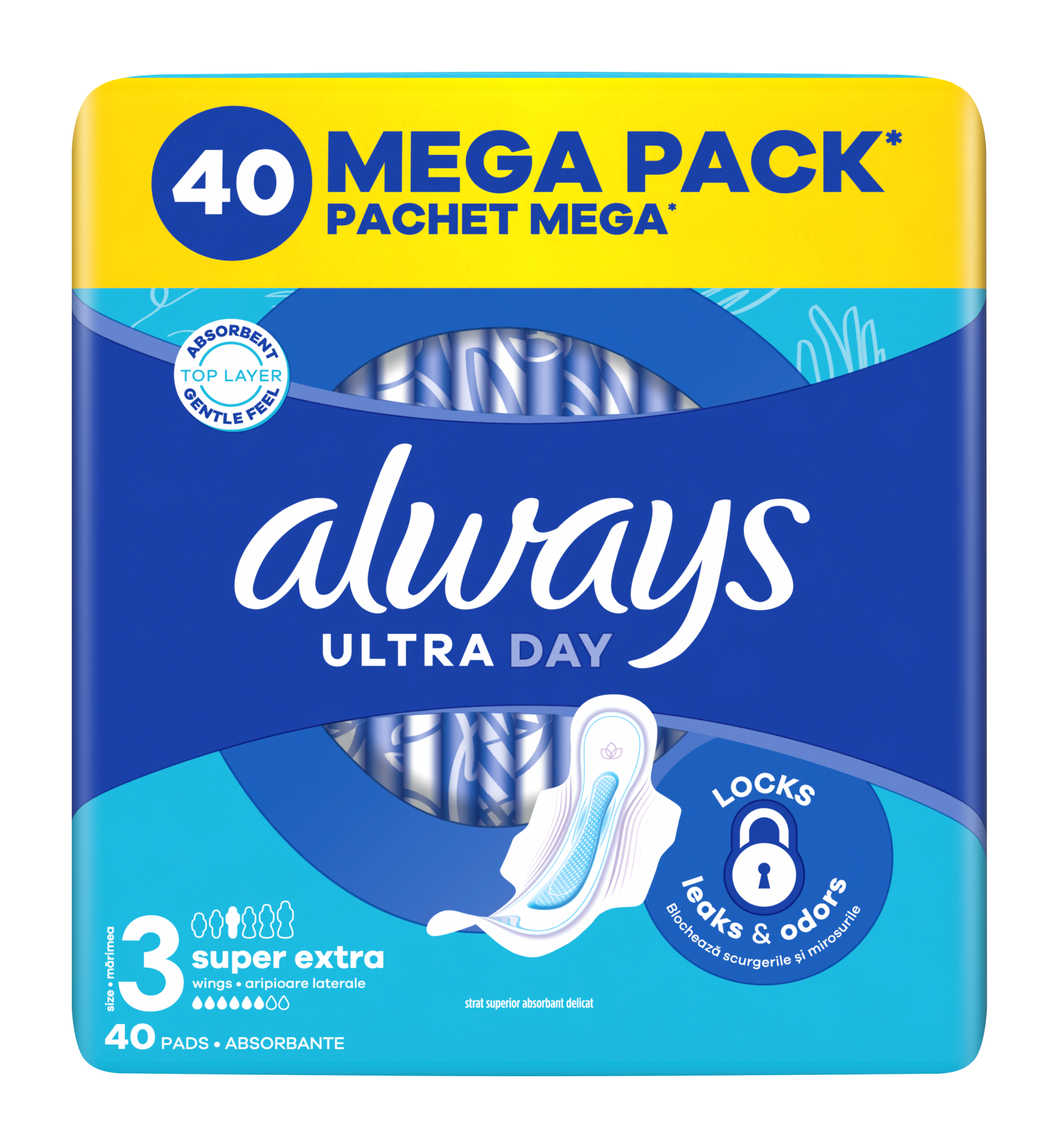 Hygienické vložky Ultra Day & Night s křidélky