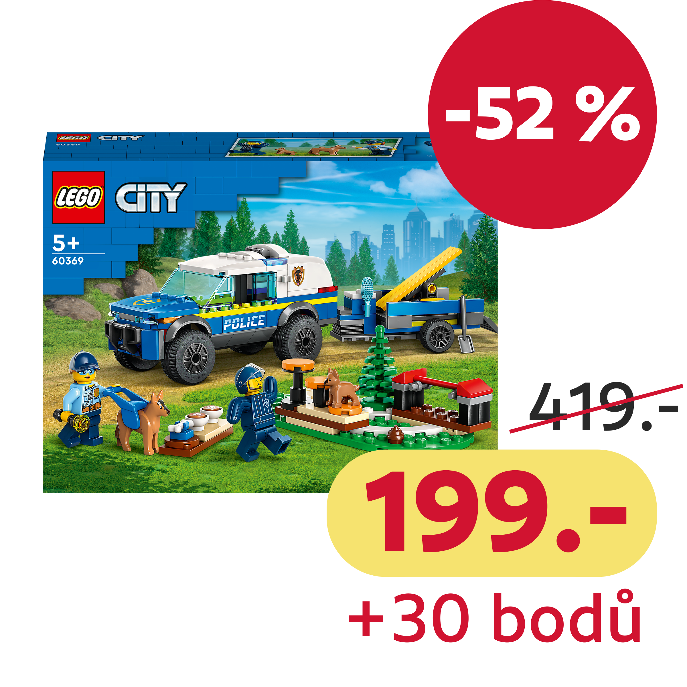 LEGO® City Mobilní cvičiště policejních psů