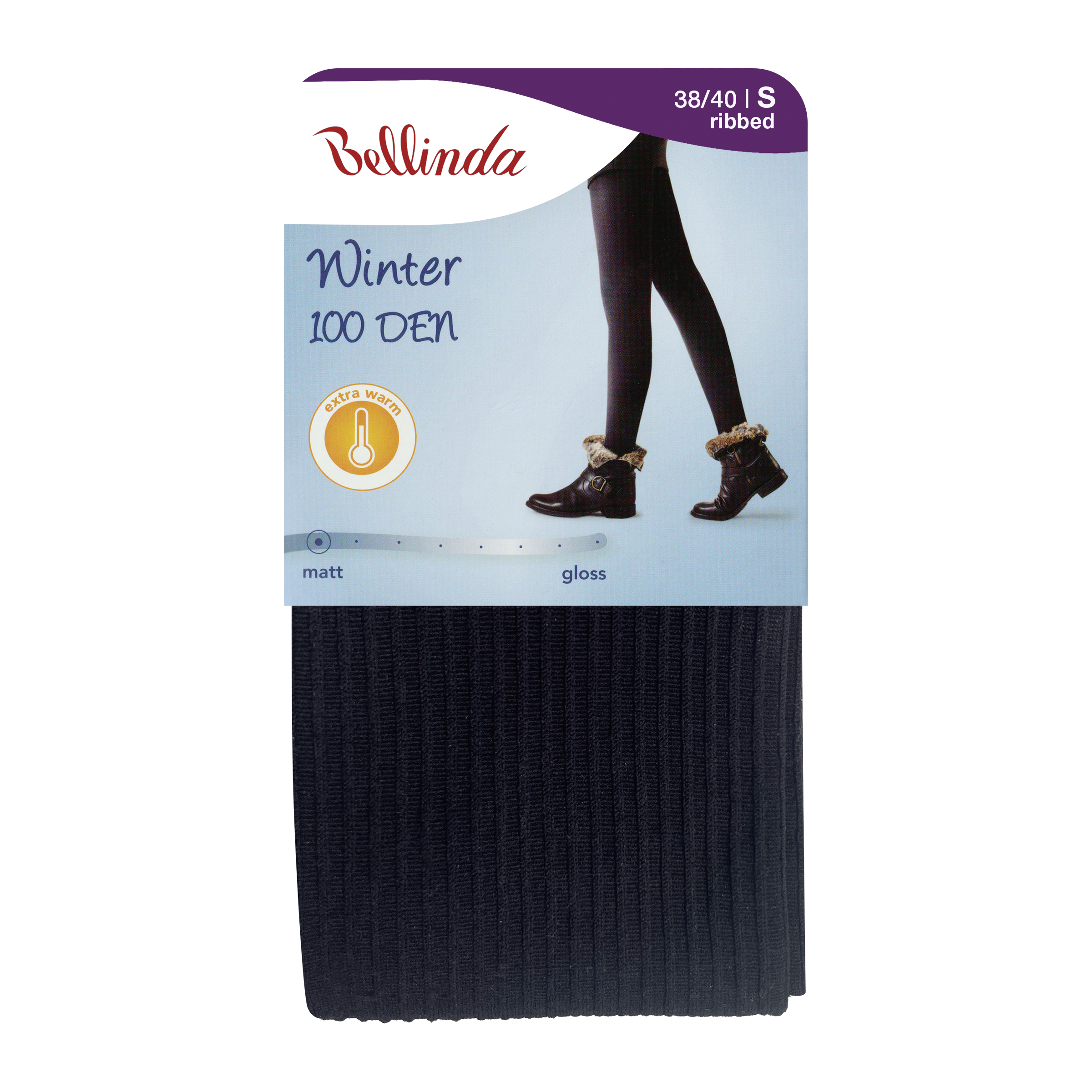 Punčochové kalhoty Winter vzor 100 DEN vel. S 38/40