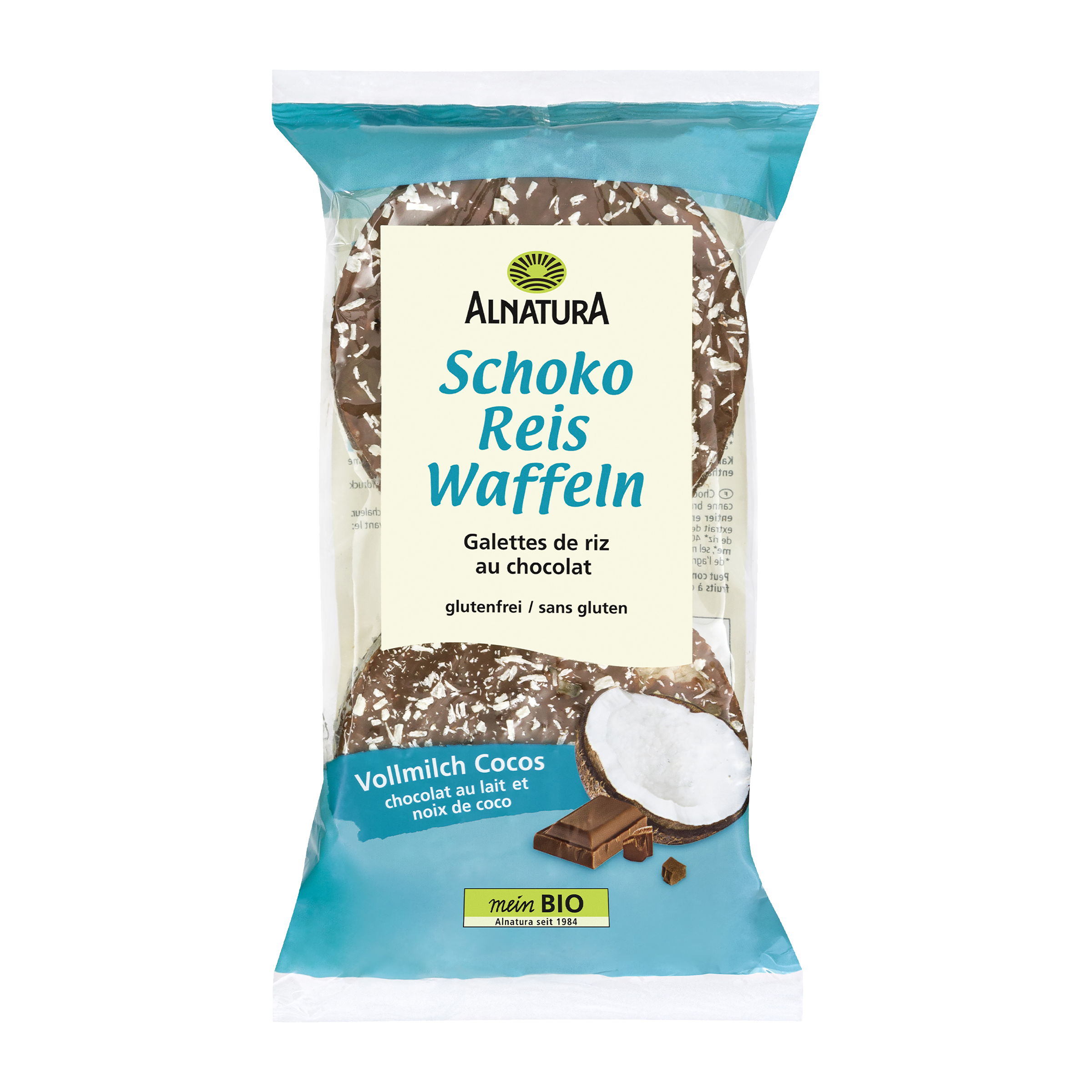 BIO rýžové vafle s kokosem