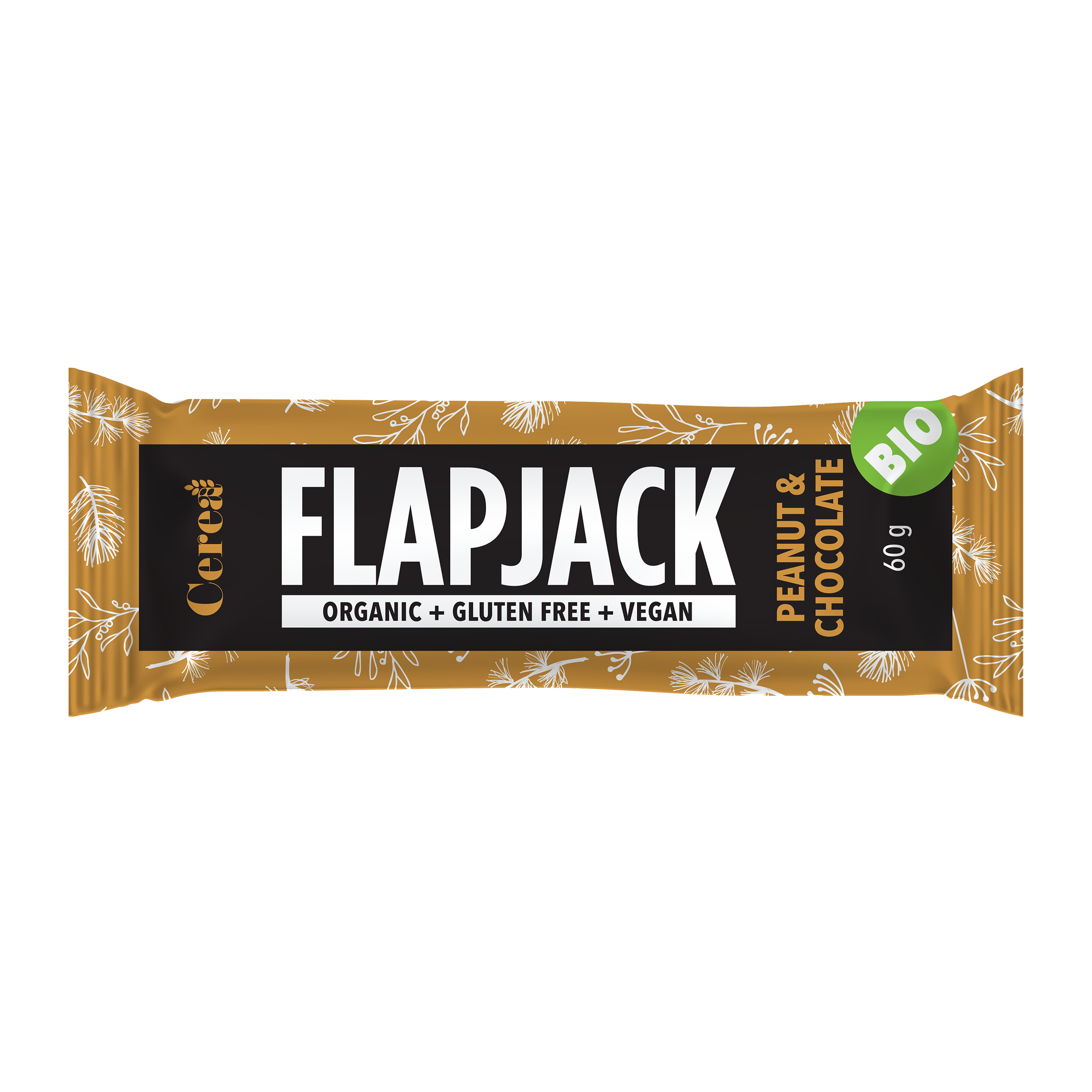 BIO Flapjack s arašídy a čokoládou