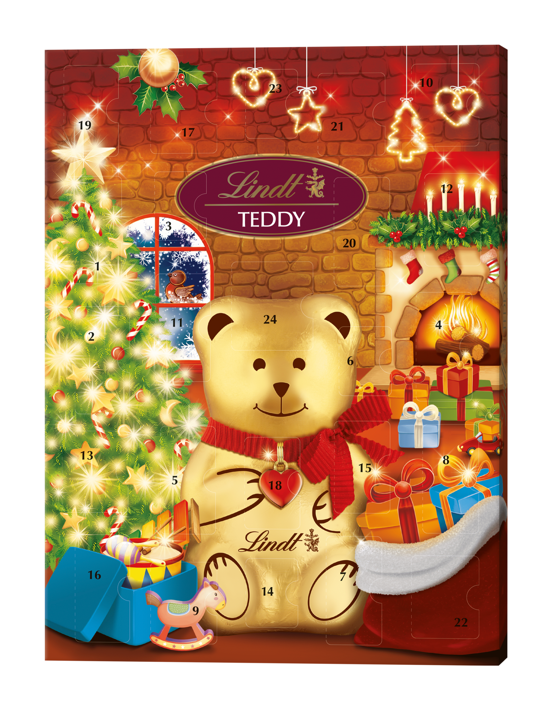 Adventní kalendář Lindt Teddy