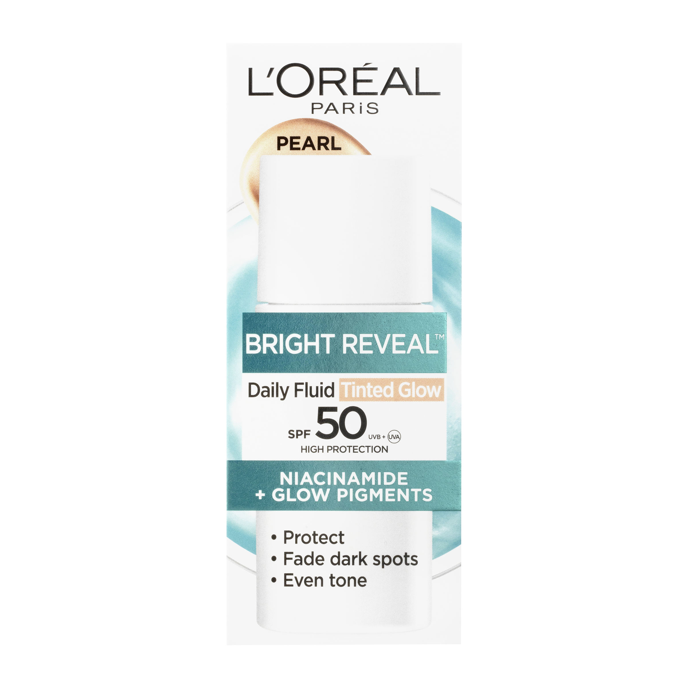 Denní rozjasňující tónovací Anti-UV Fluid s SPF 50+ 