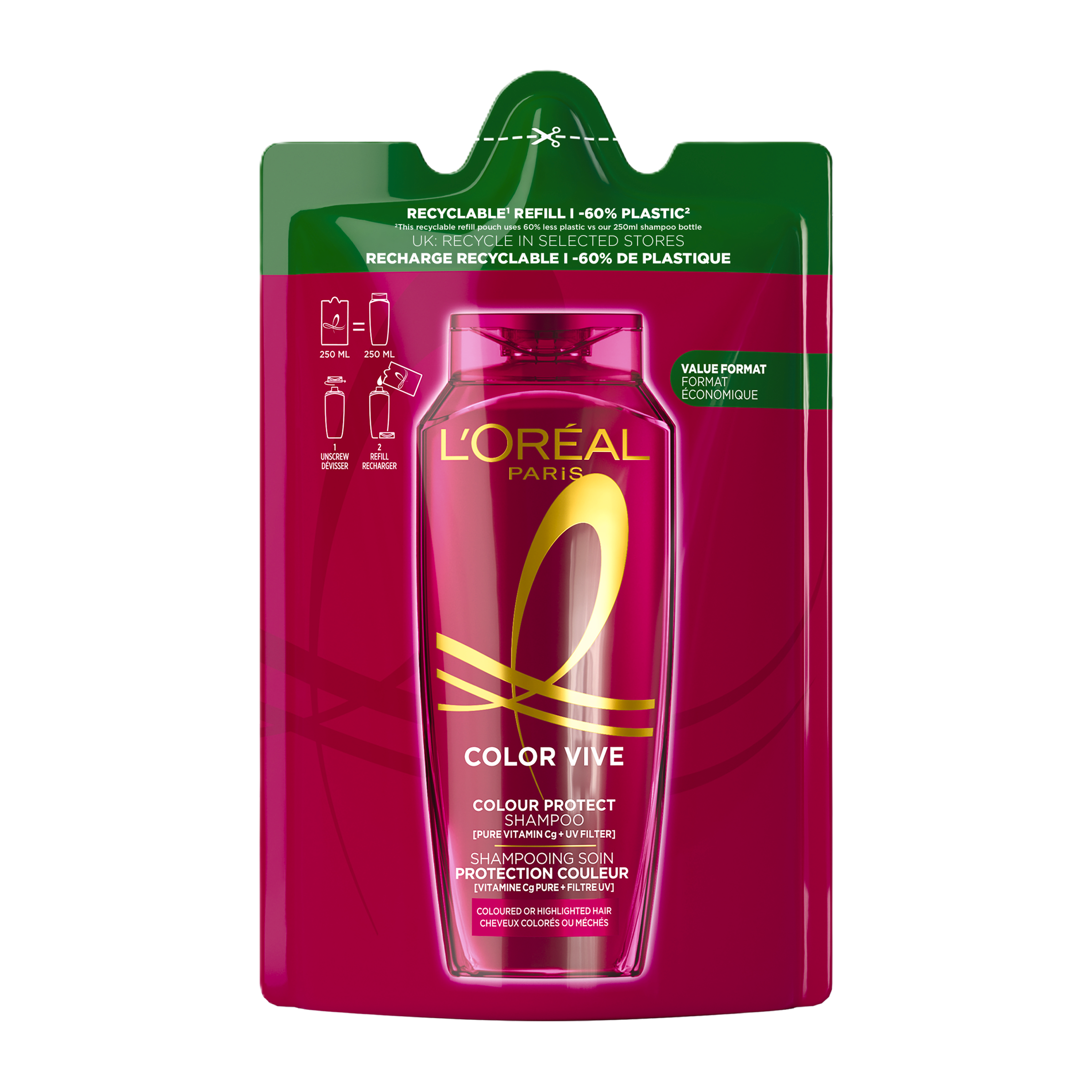 Šampon Color Vive náhradní náplň
