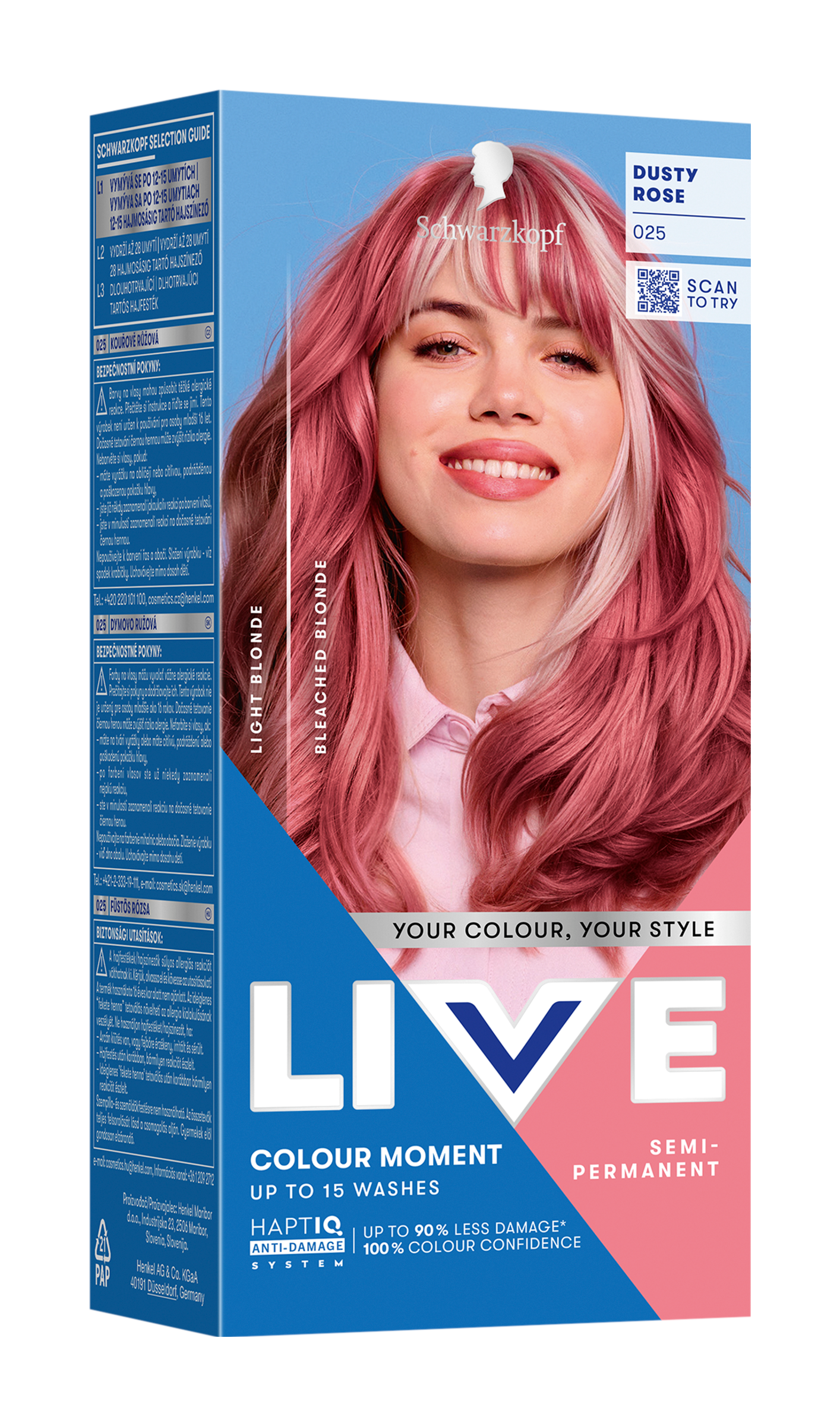 Barva na vlasy Live Color Final Fantasy 025 Dusty rose