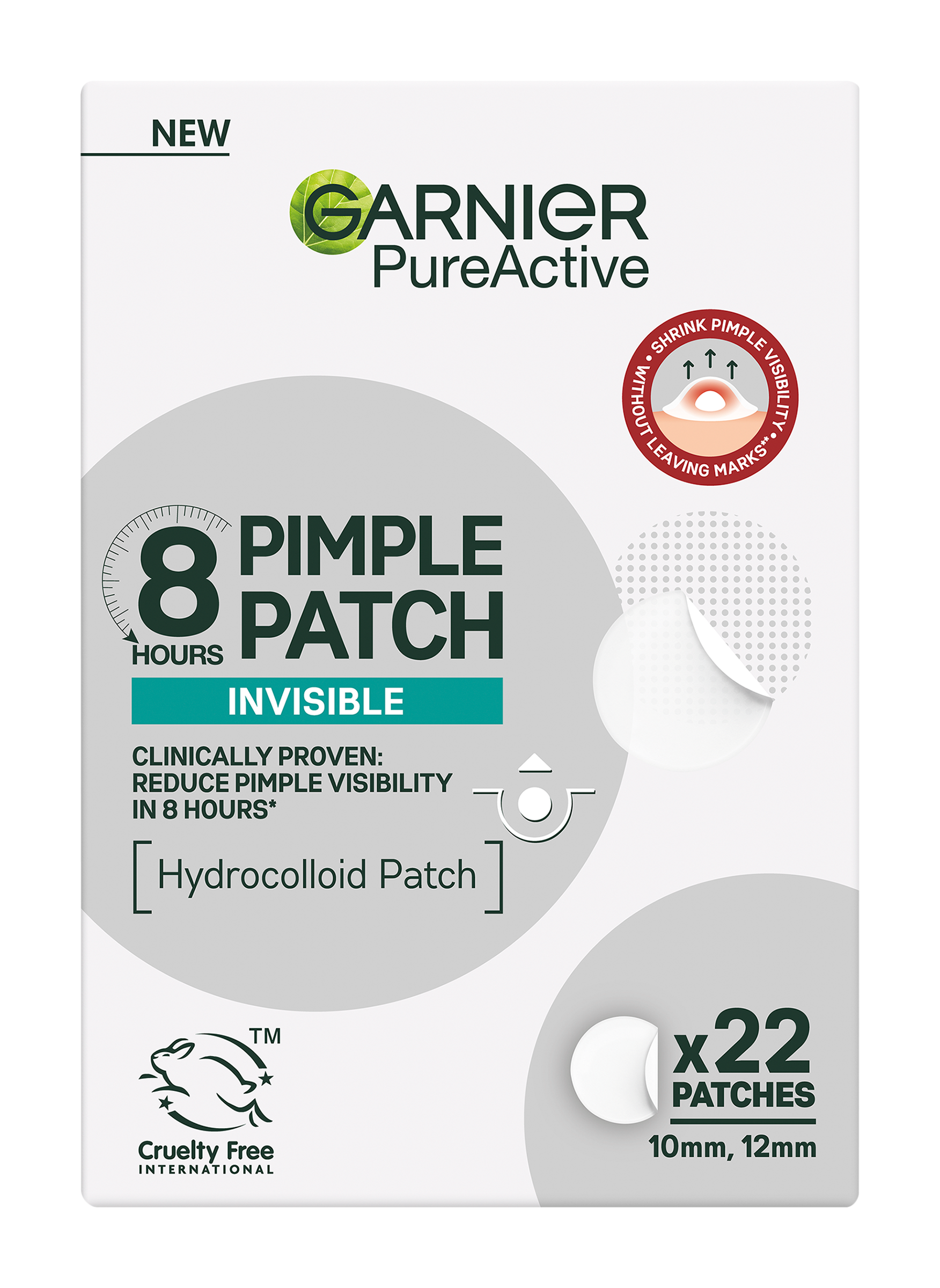 Náplasti na akné Pure Active Invisible