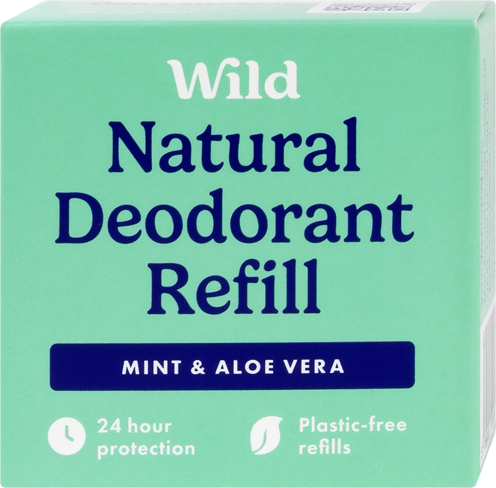 Wild Deodorant tuhý Refill Mint & Aloe Vera 40 g