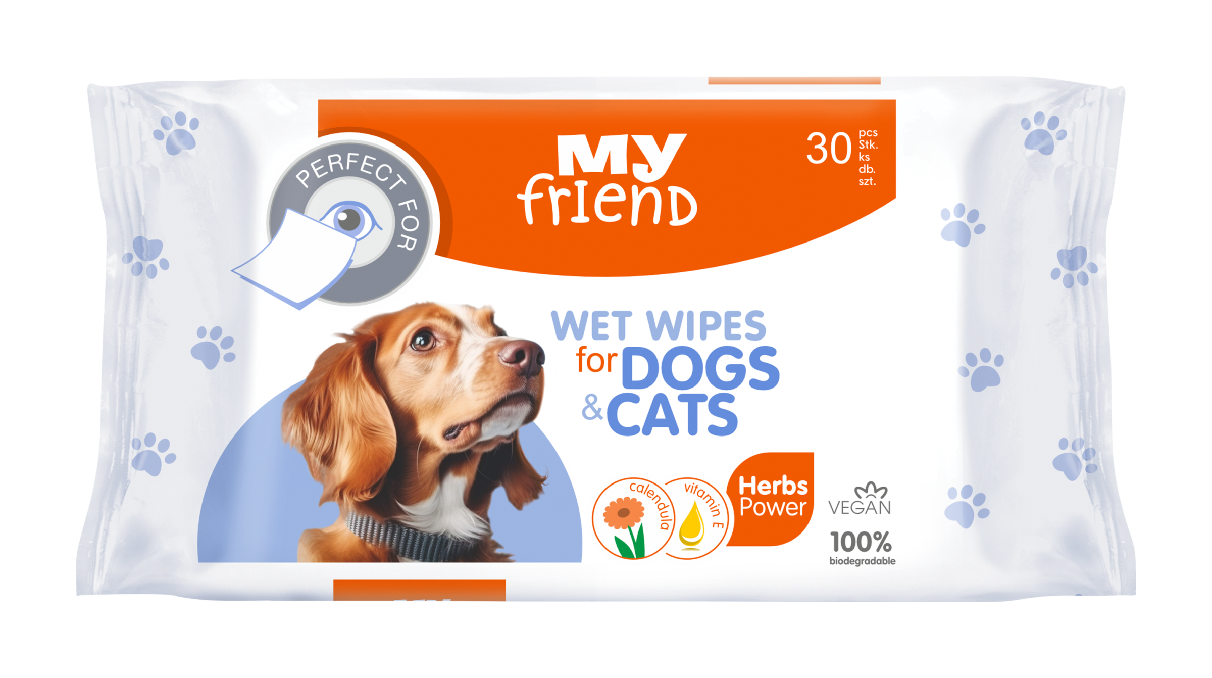 My Friend Vlhčené ubrousky pro domácí mazlíčky Herbs Power 30 ks