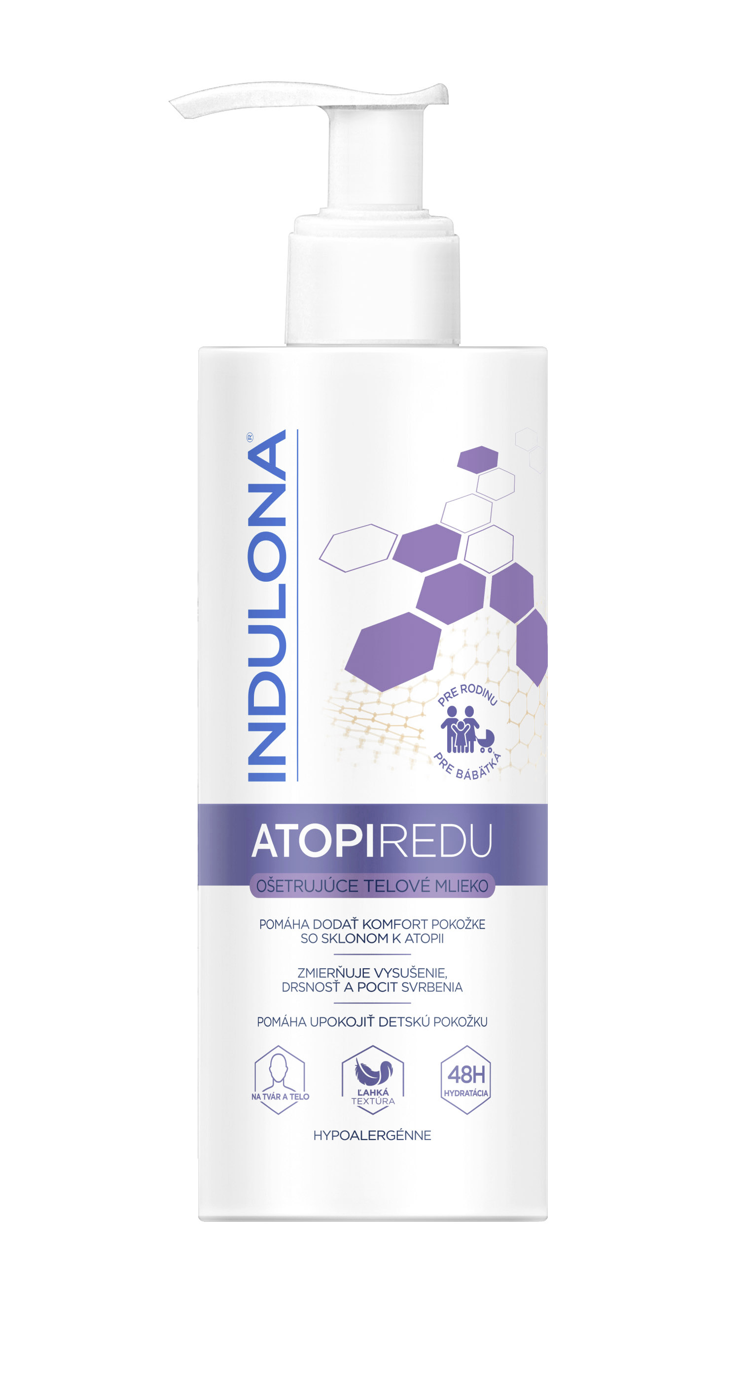 Indulona Pečující tělové mléko Atopiredu 400 ml