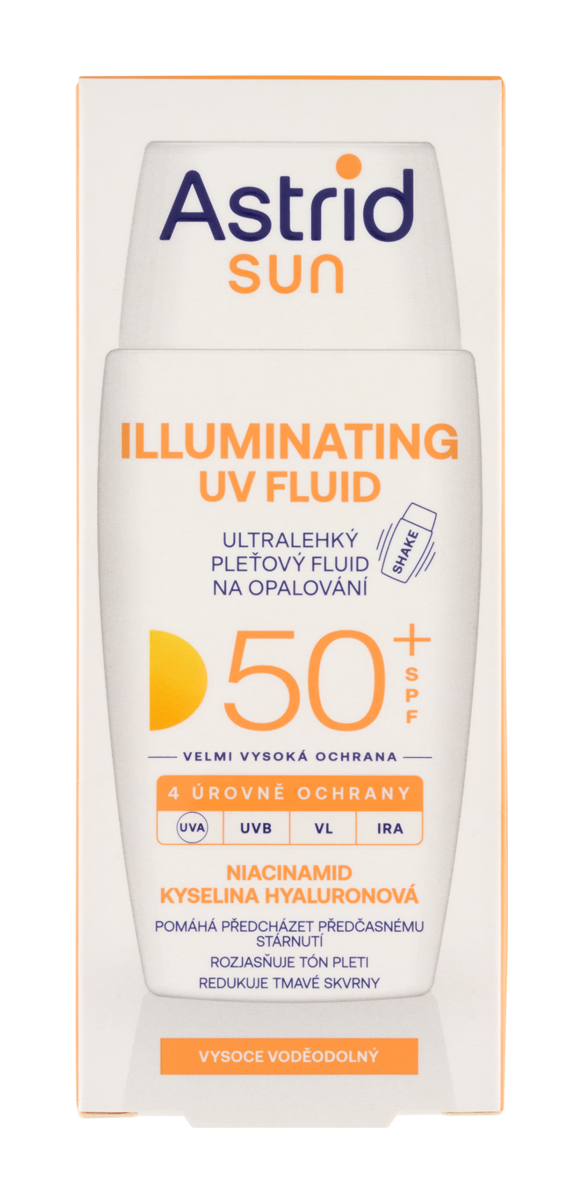 Pleťový fluid na opalování SPF 50+