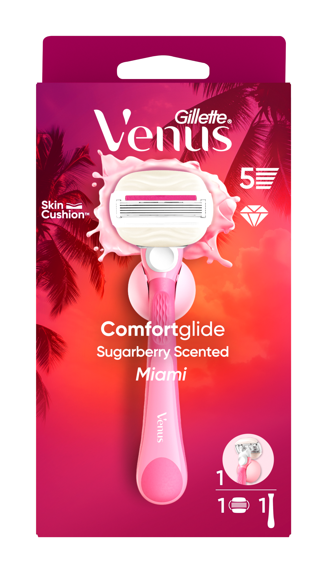 Dámský holicí strojek Venus ComfortGlide Miami