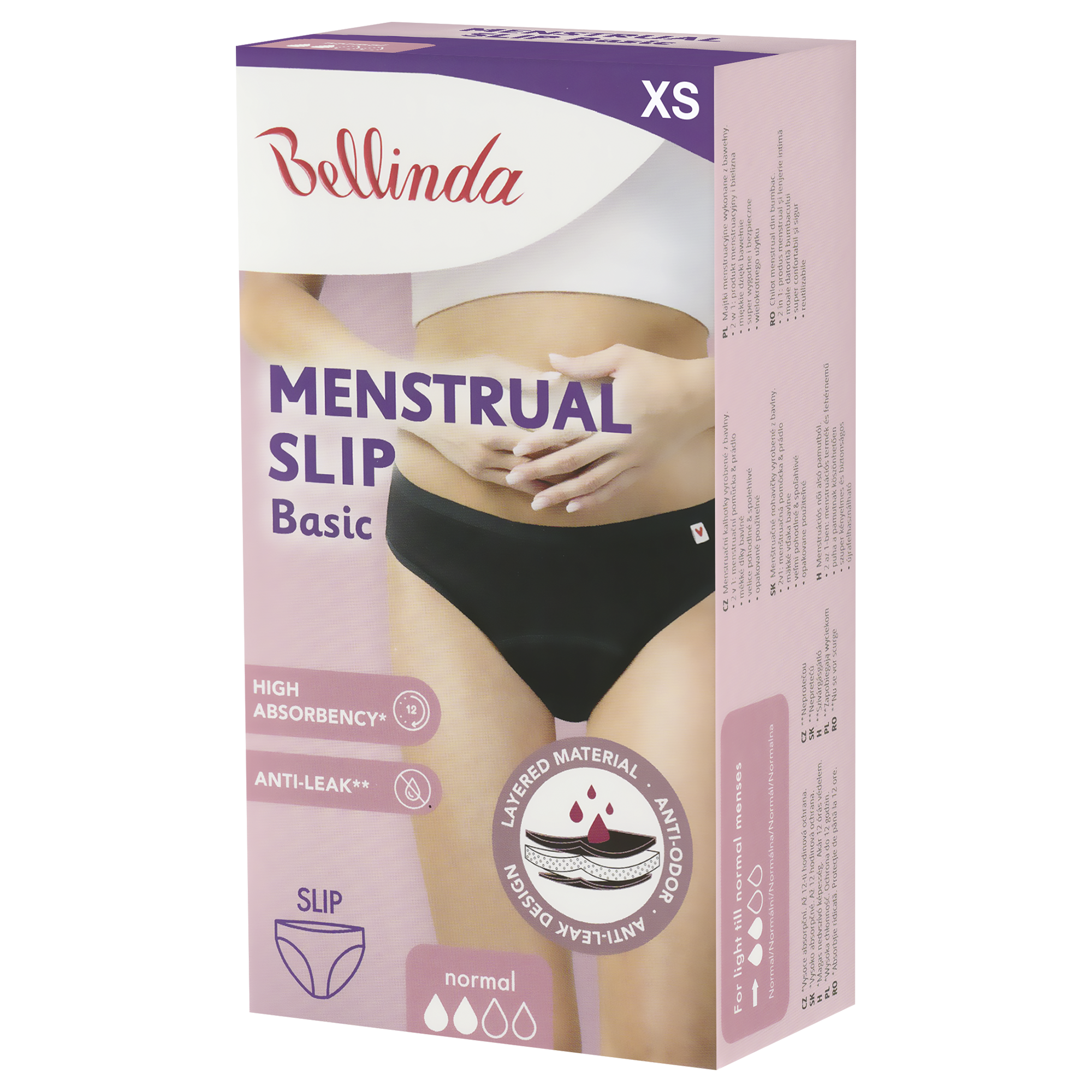 Bellinda Menstruační kalhotky Basic Normal vel. XS