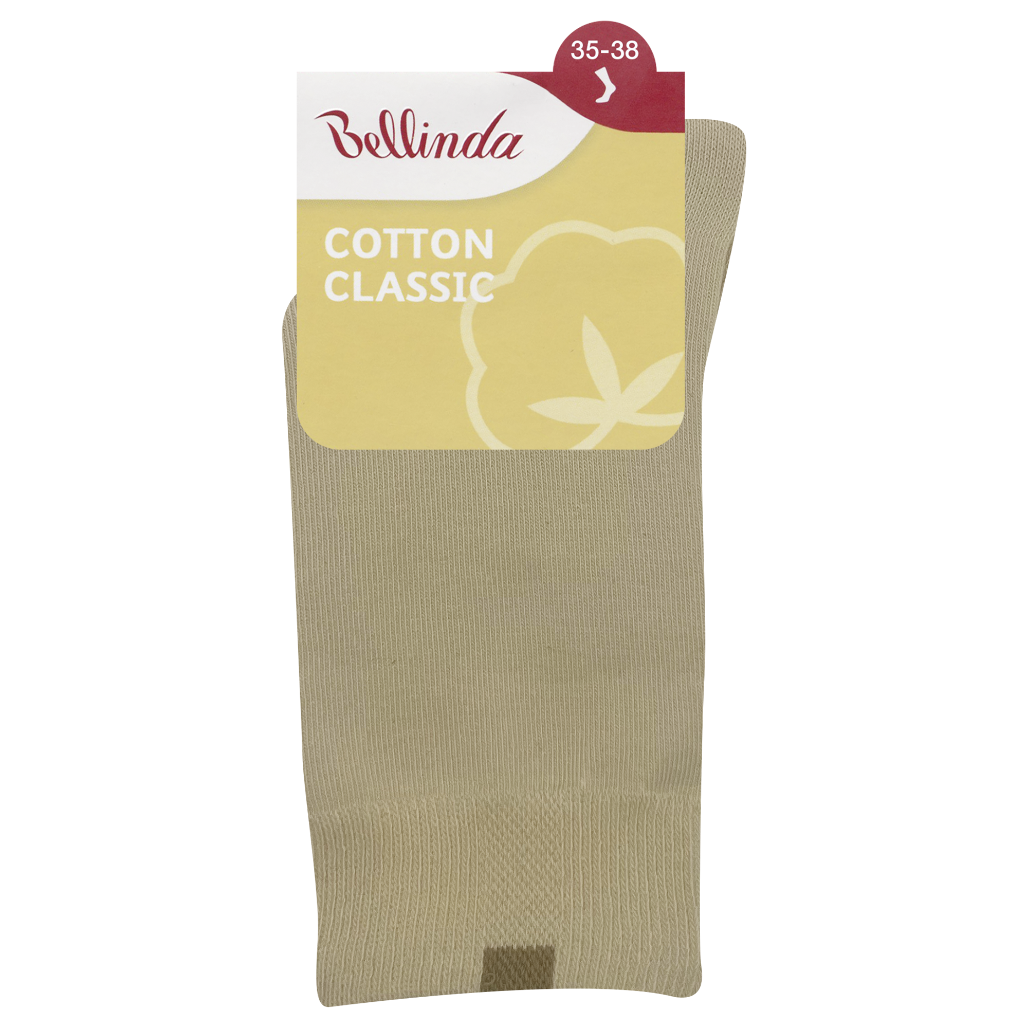 Bellinda Dámské ponožky Classic Cotton, béžová 35/38