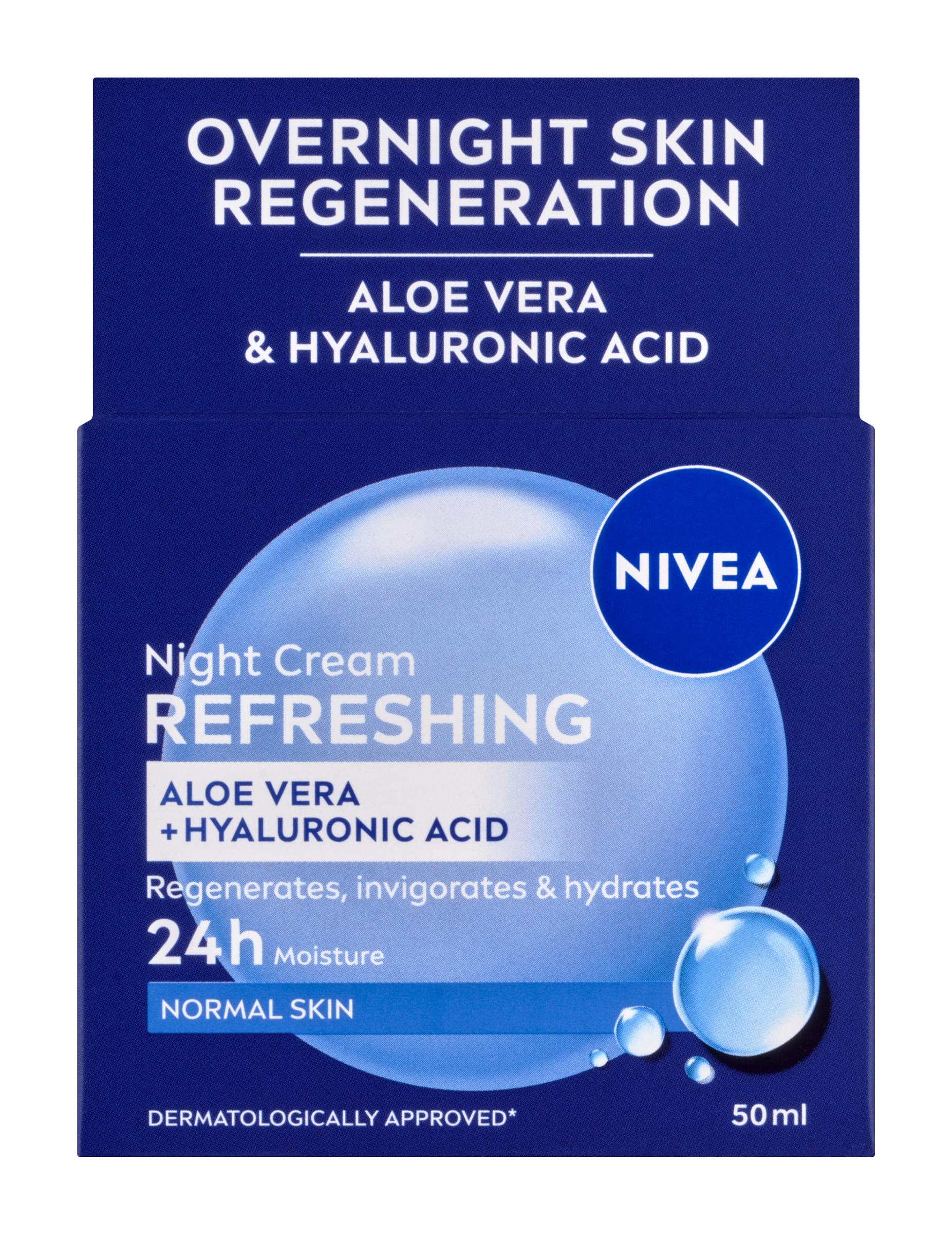 NIVEA Hydratační noční krém pro normální pleť 50 ml