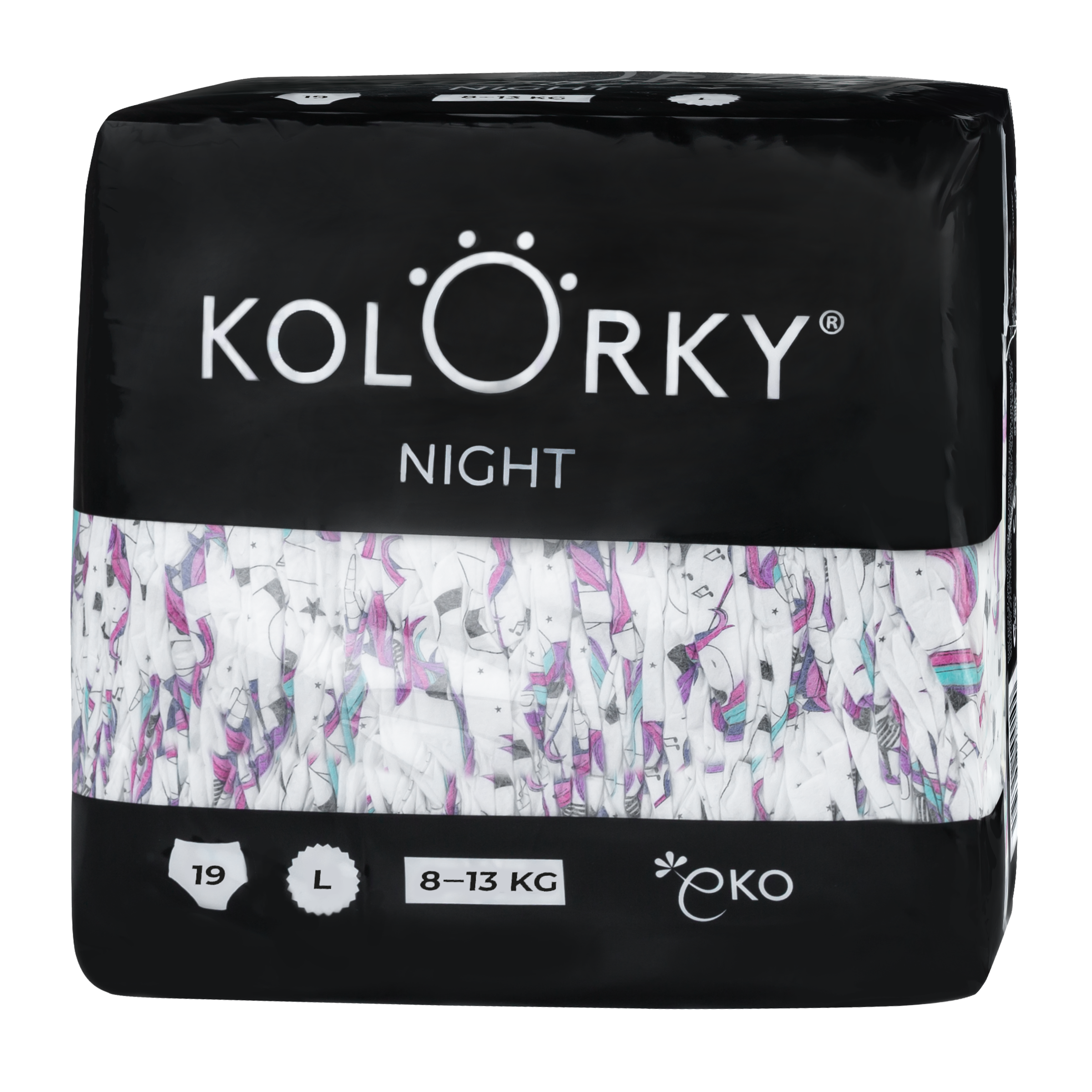 Eko pleny Night, 8–13 kg, vel. L Unicorns
