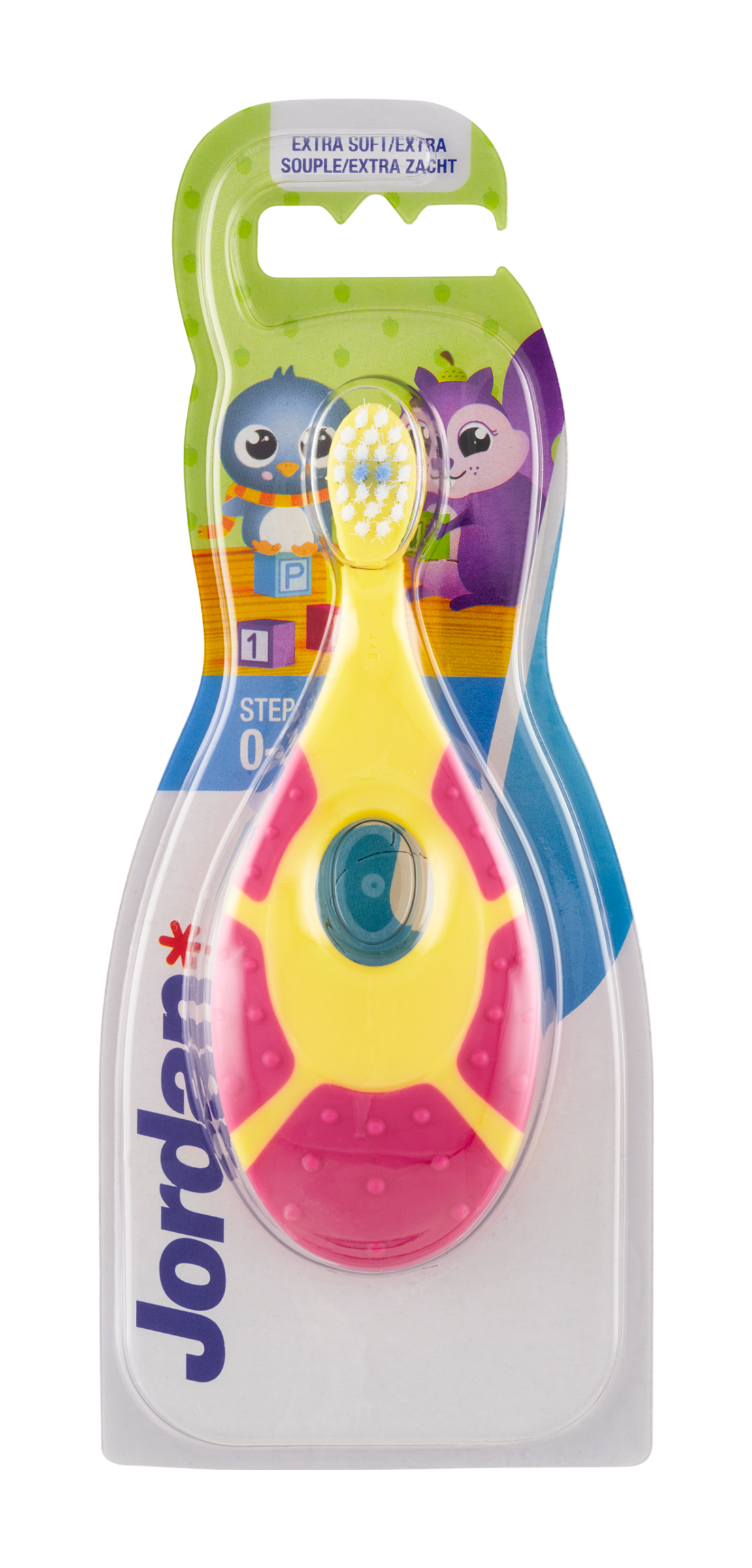 Dětský zubní kartáček měkký Step by step 0–2 let