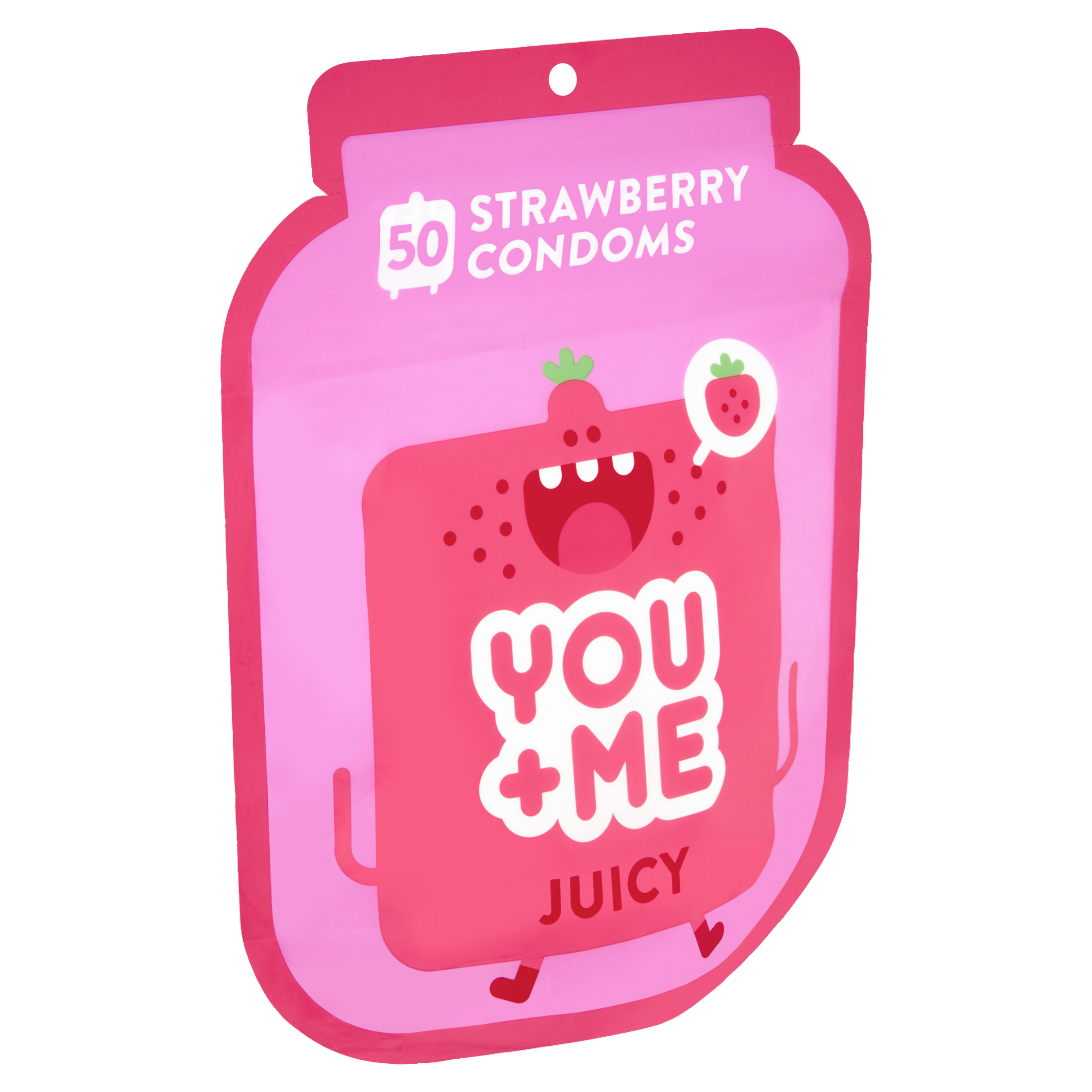 YOU & ME Kondomy s jahodovou vůní Juicy 50 ks 50 ks