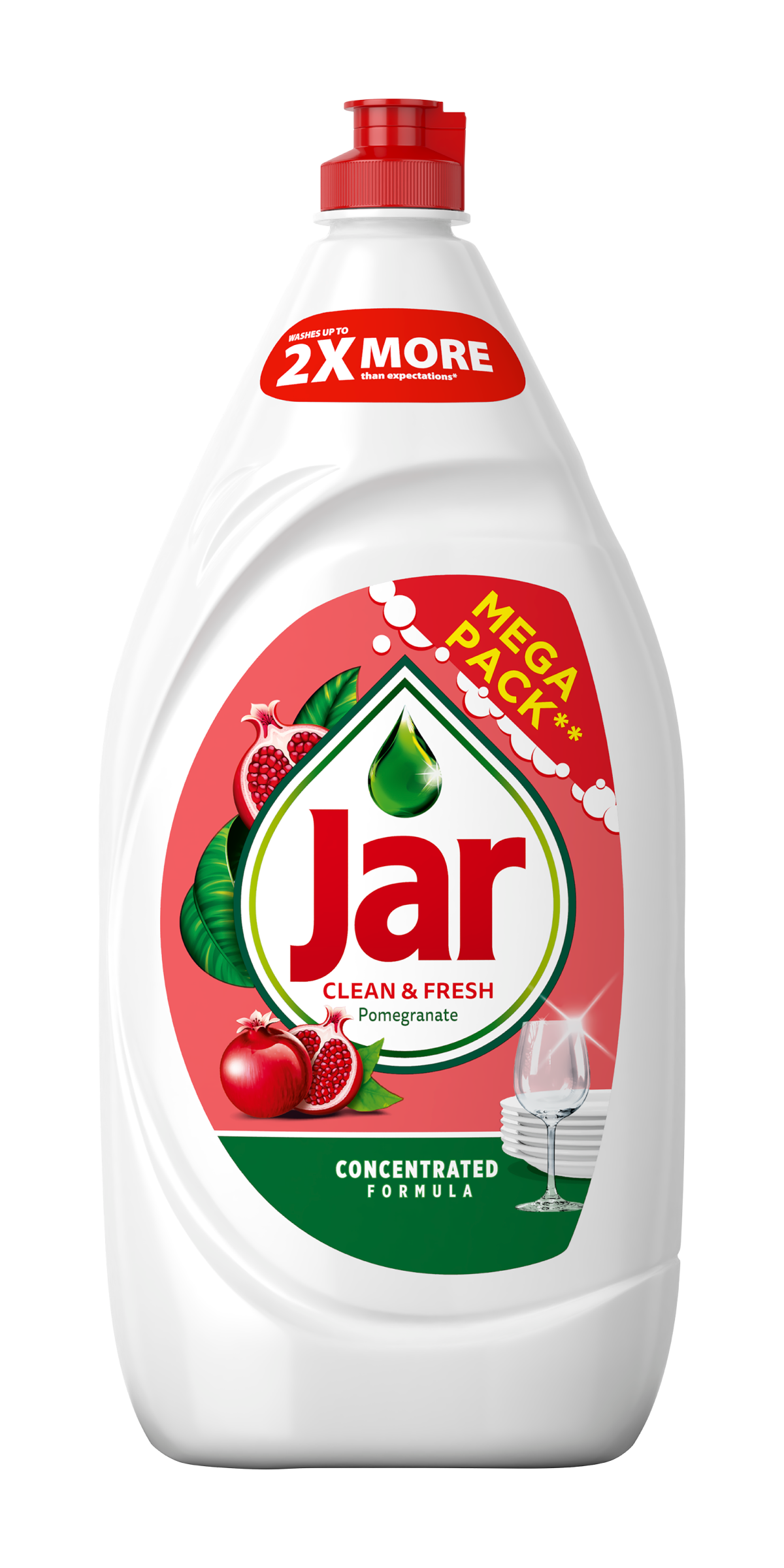 Tekutý prostředek na mytí nádobí Granátové jablko 1,35 l