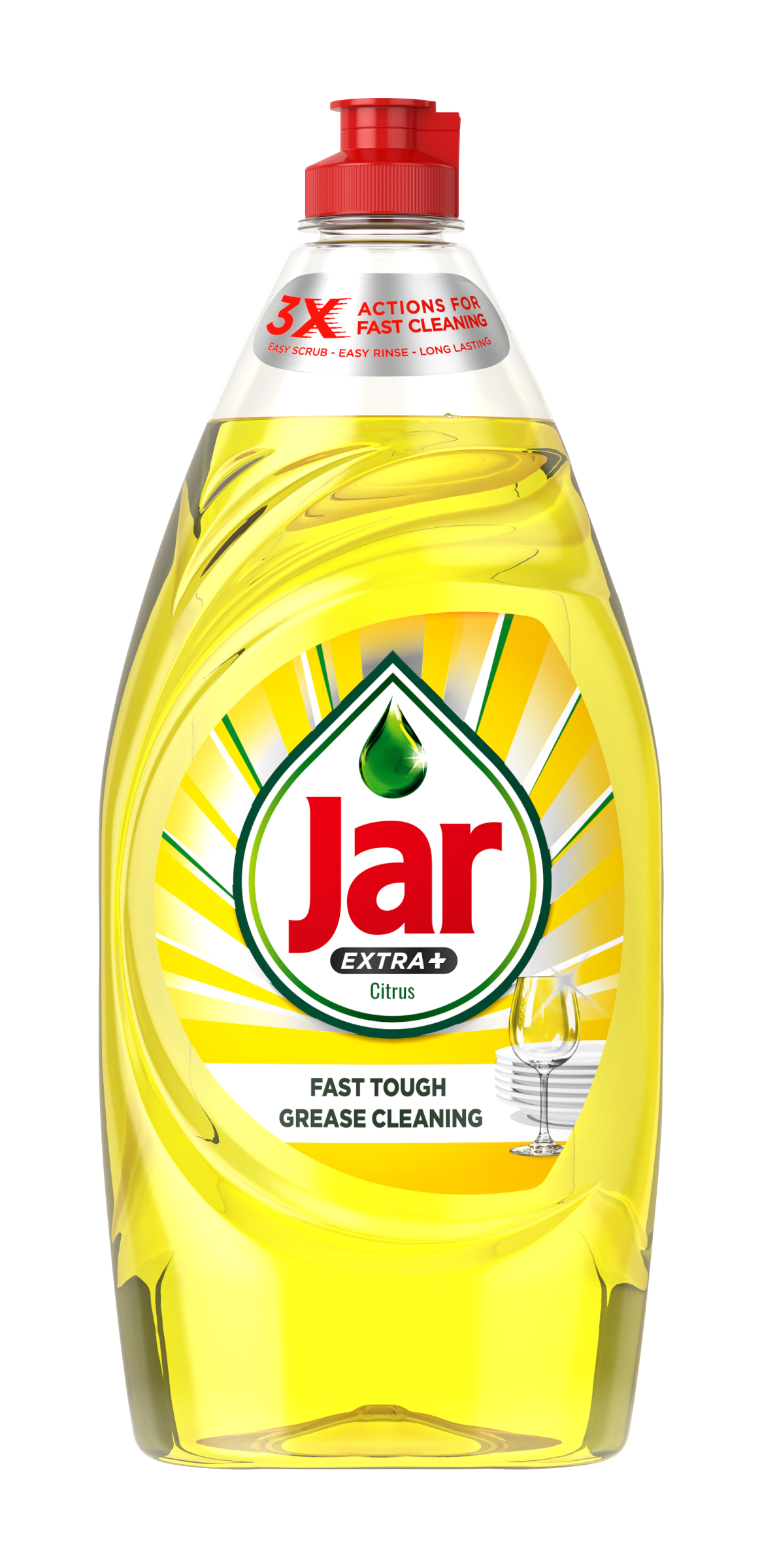 Jar Tekutý prostředek na nádobí Extra+ Citrus  900 ml