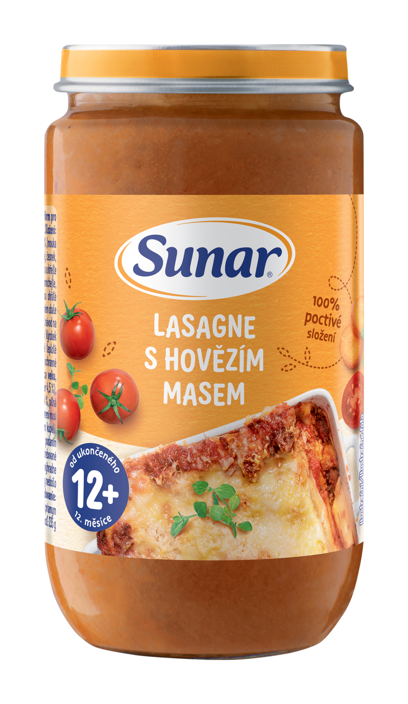 Sunar Příkrm lasagne s hovězím masem 235 g
