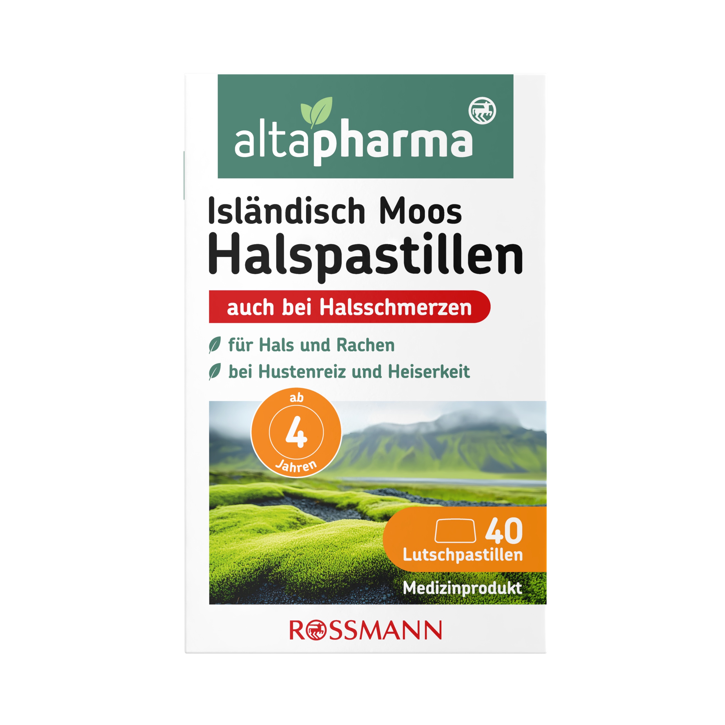 Pastilky Islandský lišejník, doplněk stravy