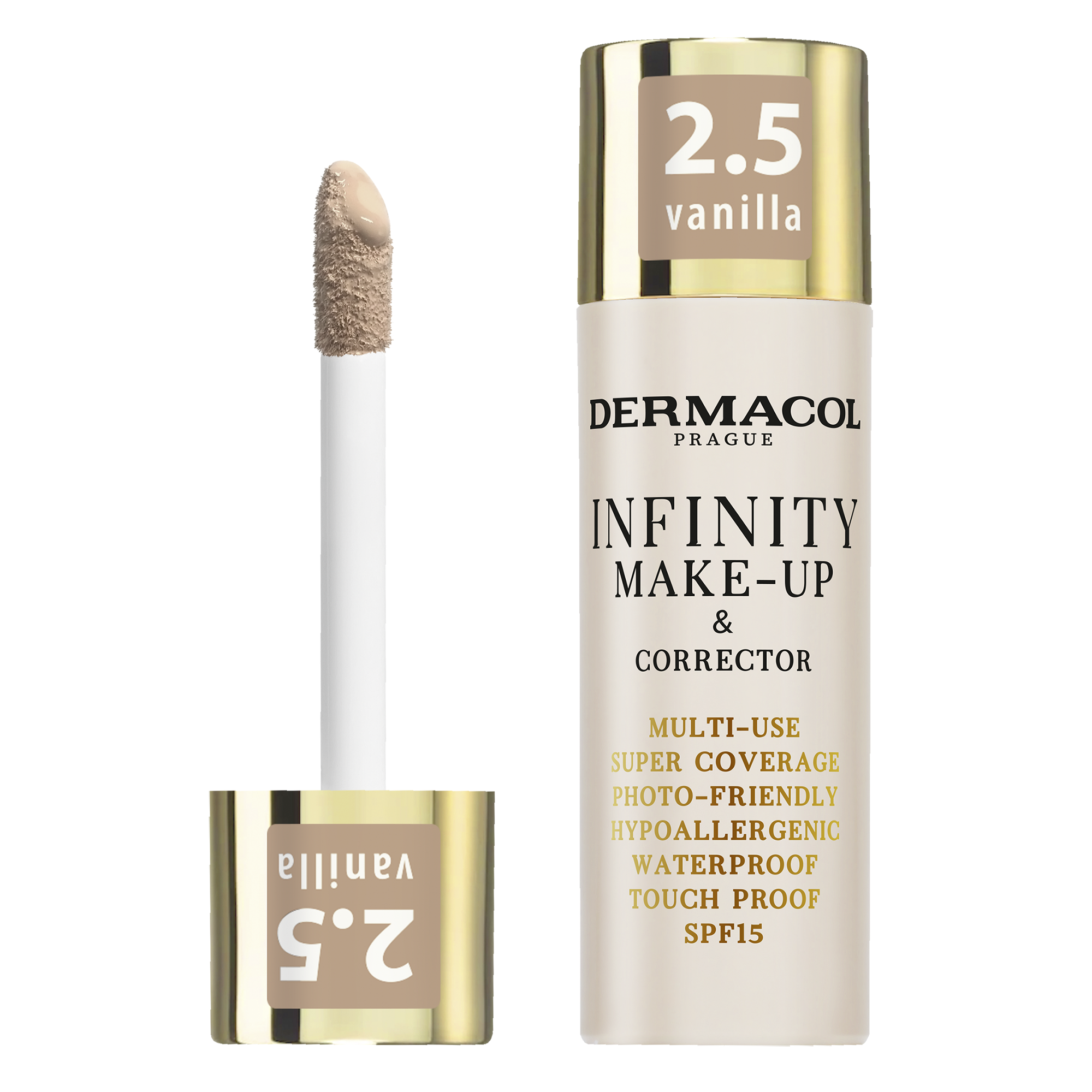 Dermacol Make-up a korektor Infinity 2,5 Vanilla 20 ml