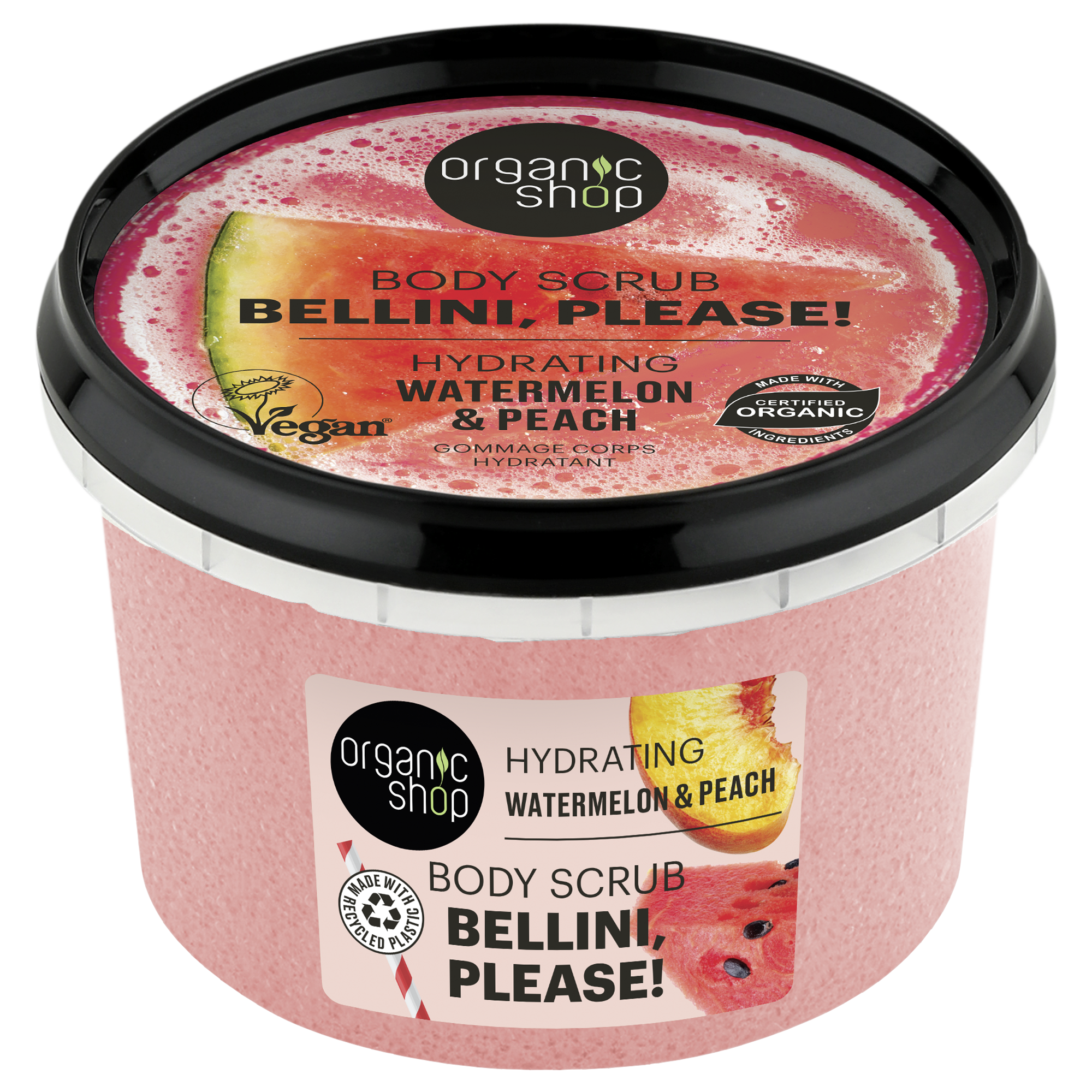 Organic Shop Tělový peeling Kokos 250 ml