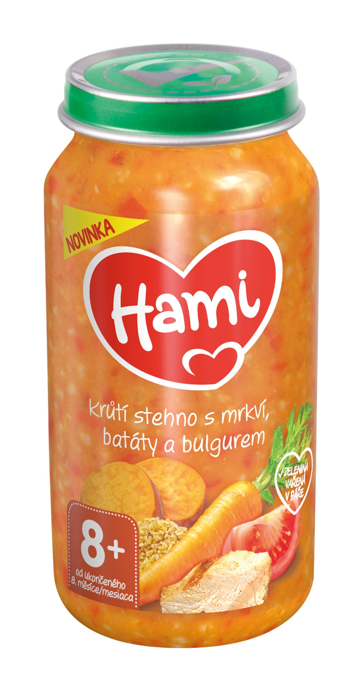 Hami Krůtí stehno s mrkví, batáty a bulgurem 250 g