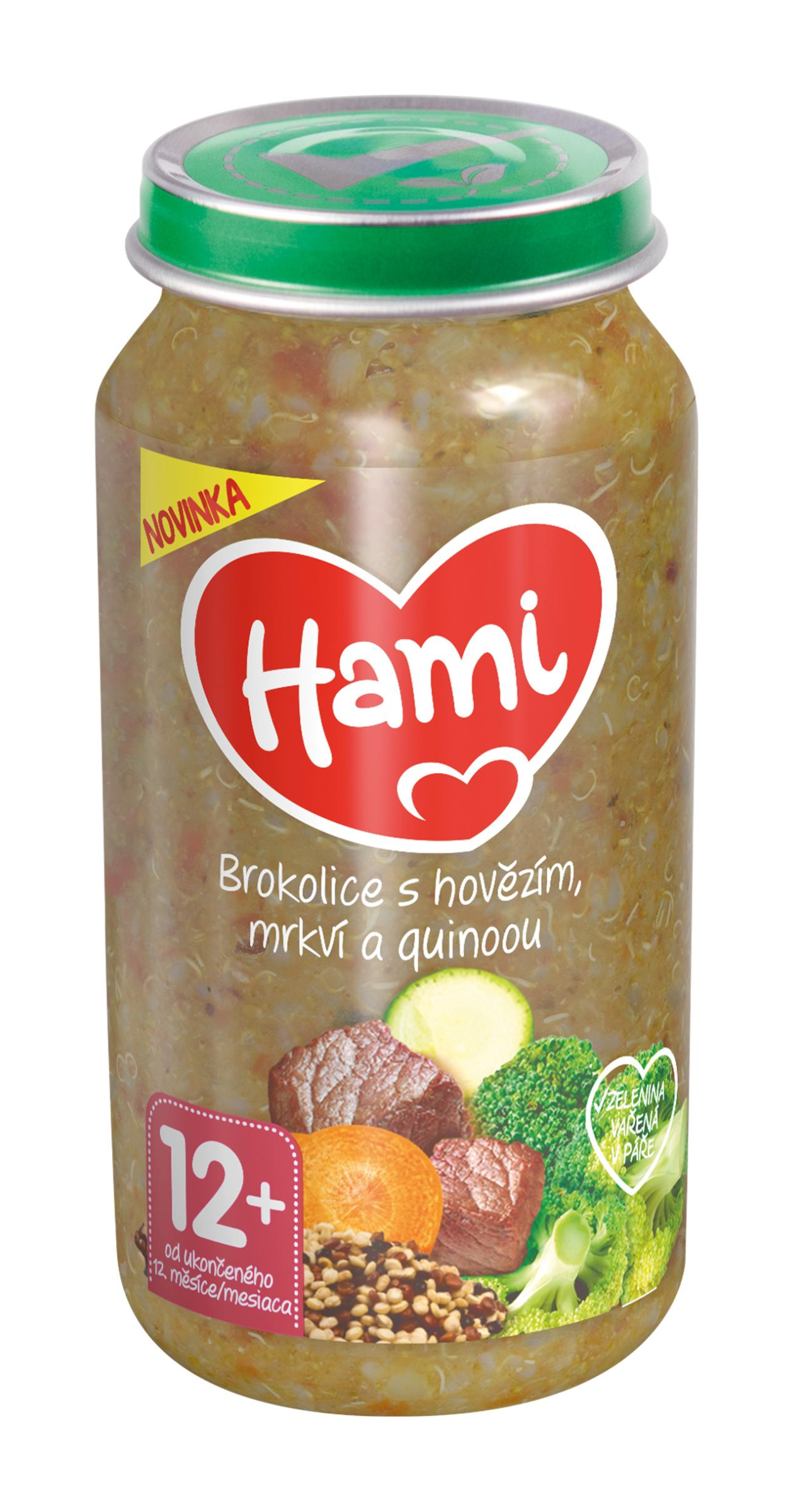 Hami Brokolice s hovězím, mrkví a quinoou 250 g