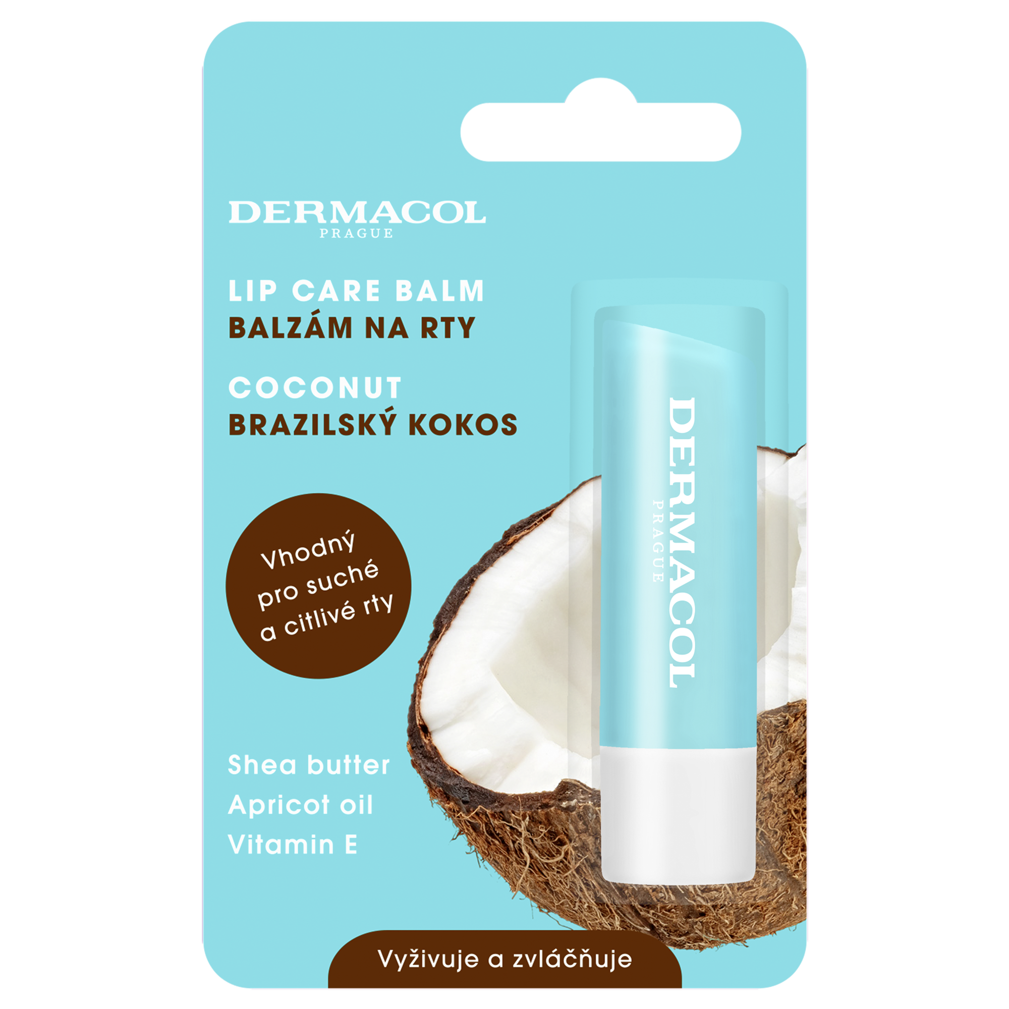 Dermacol Balzám na rty Brazilský kokos 4,8 g