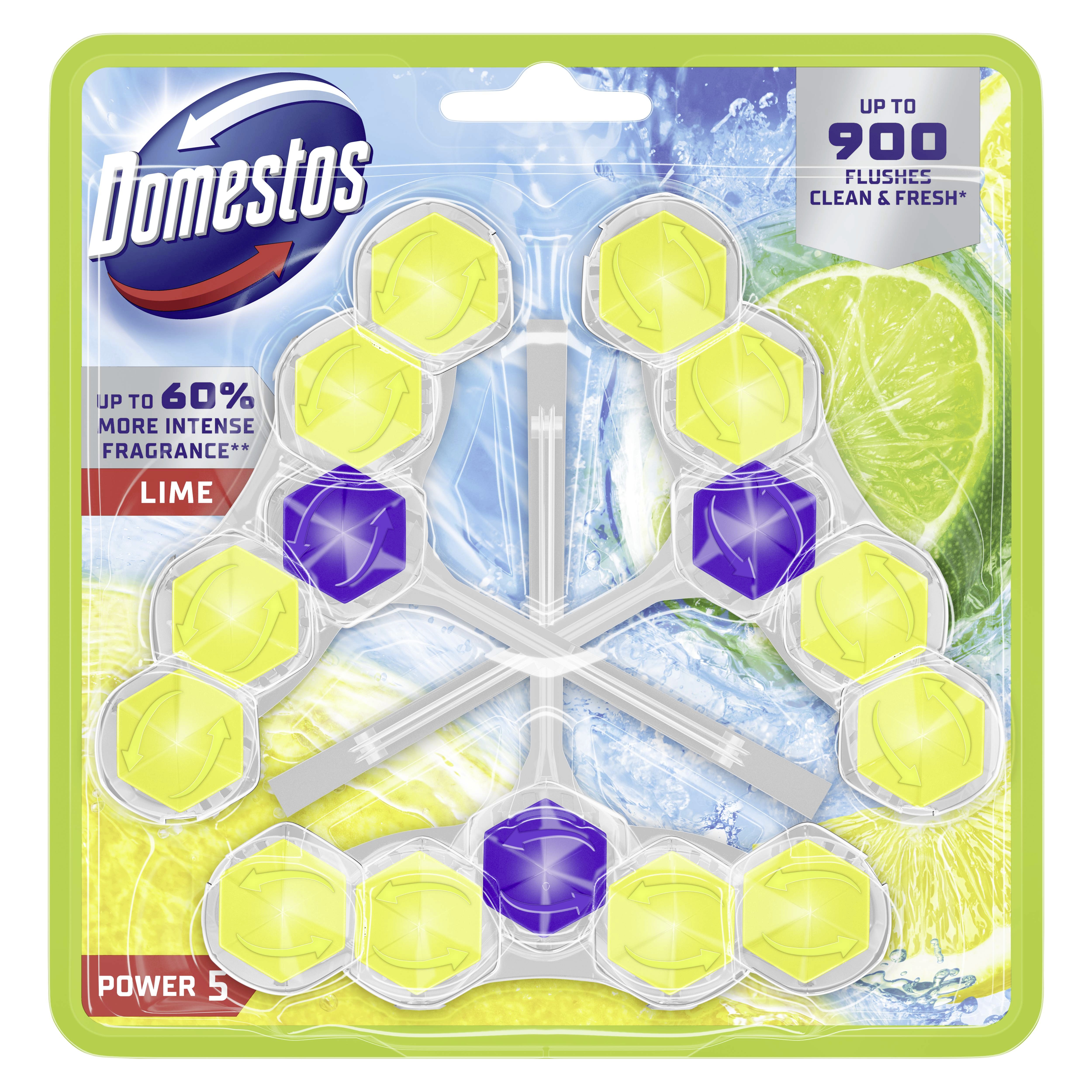 Domestos WC blok Power 5 Lime 150 g