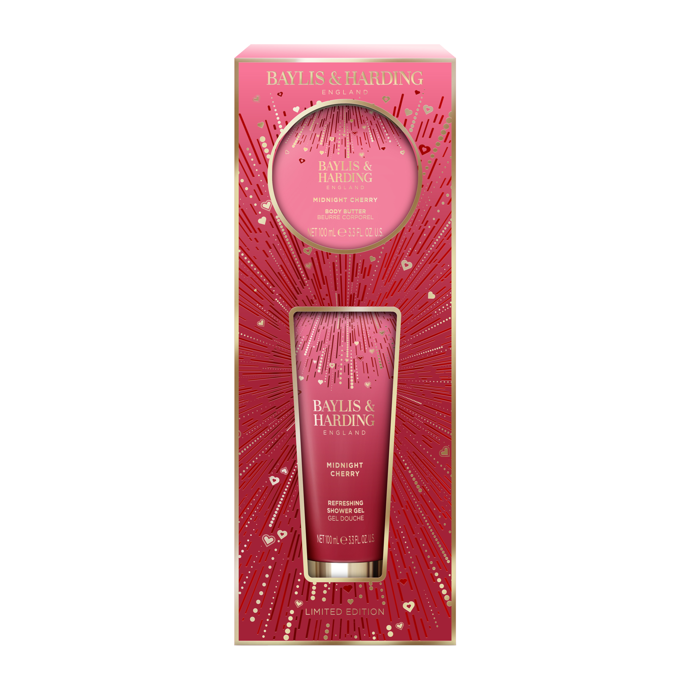 Baylis & Harding Dárková sada péče o tělo Midnight Cherry