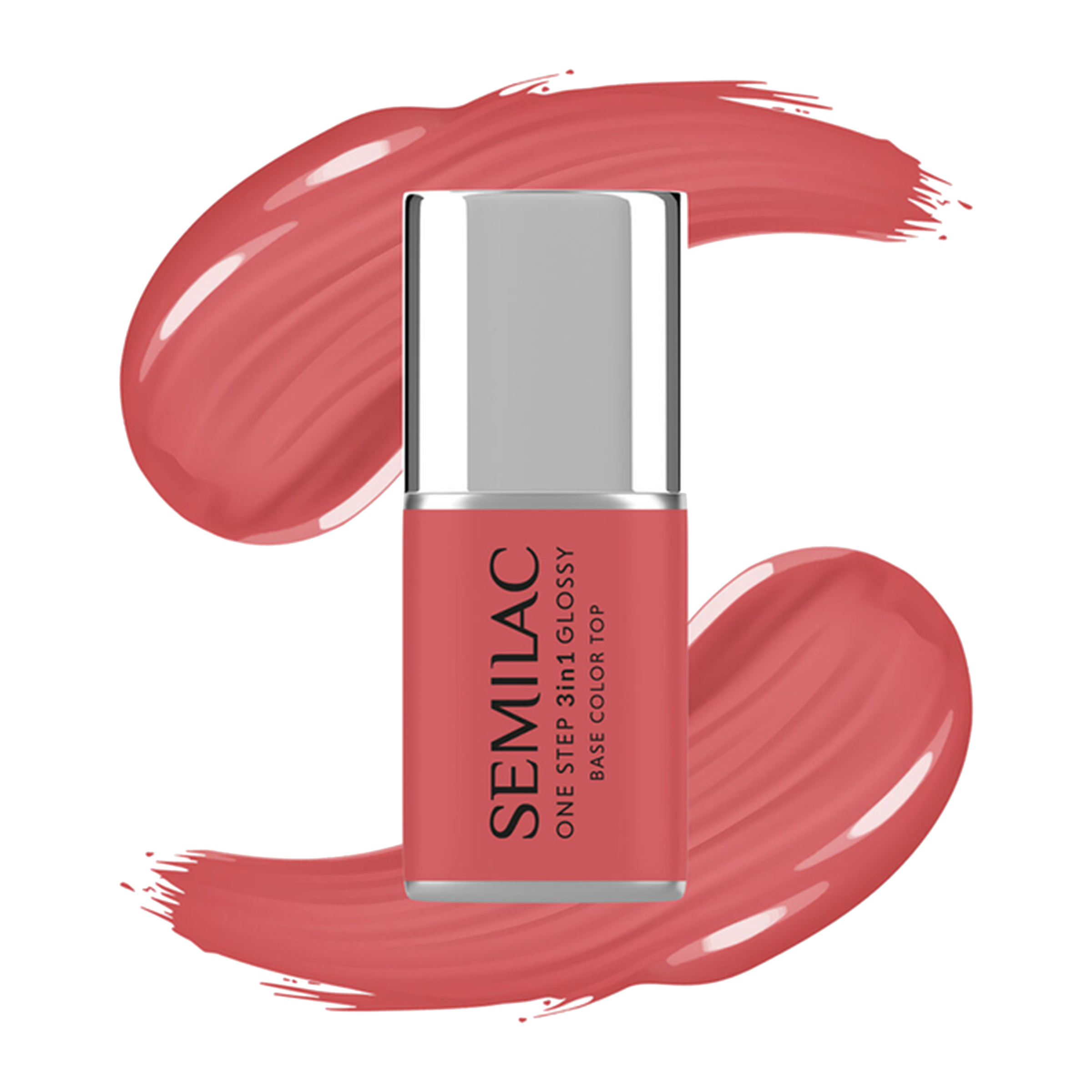 UV gelový lak na nehty 3v1 S690 Coral Pink