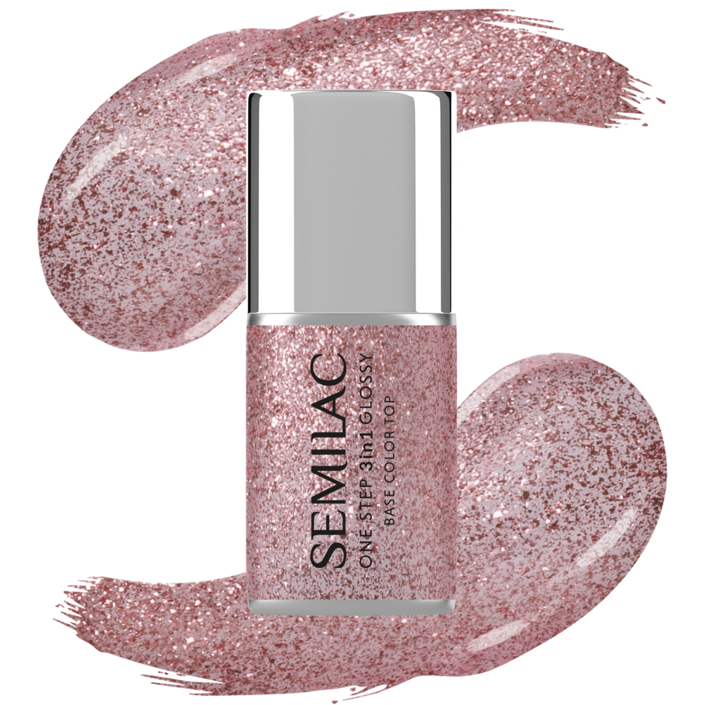 UV Gel lak na nehty S250 Glitter Pink