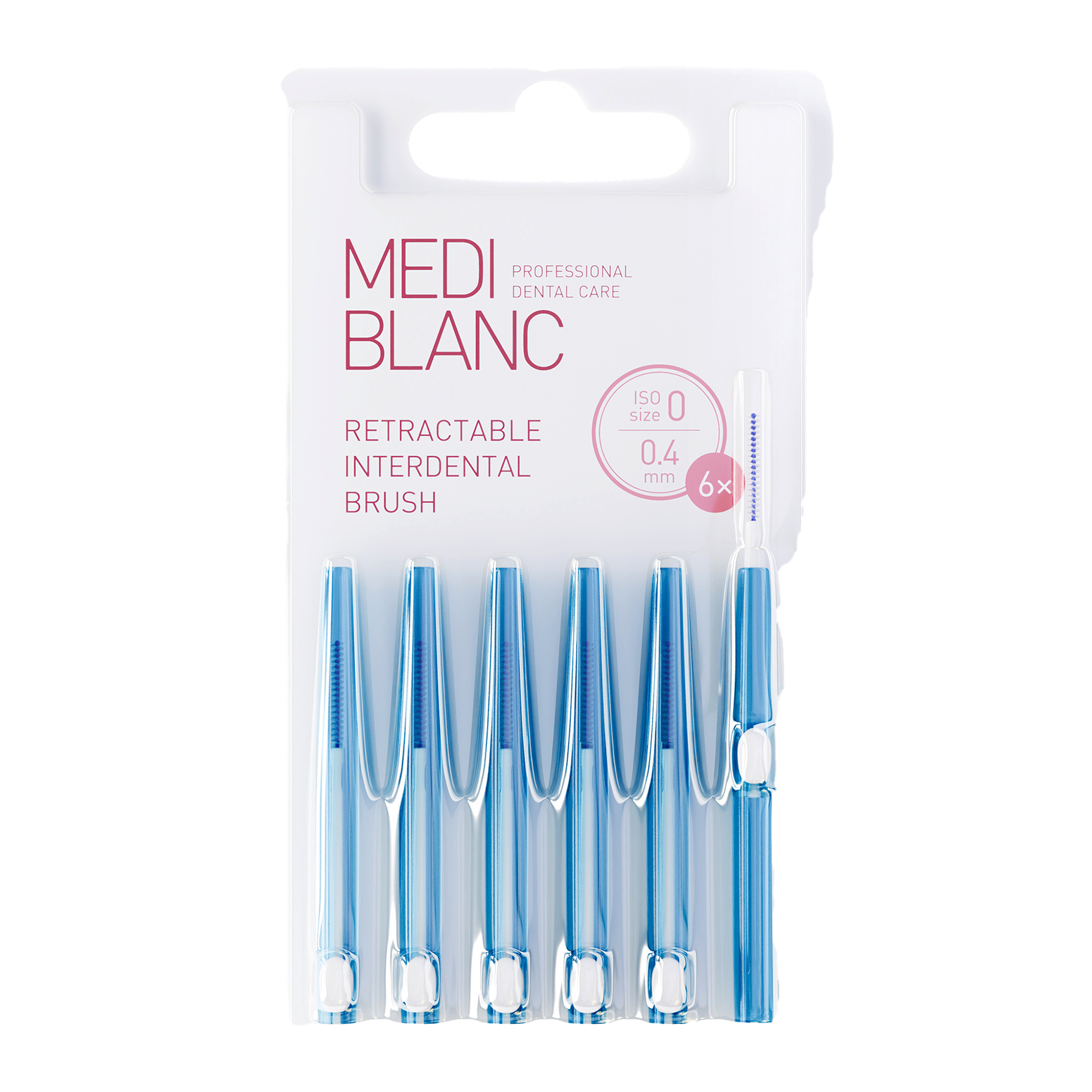 Mezizubní vysouvací kartáčky 0,4 mm