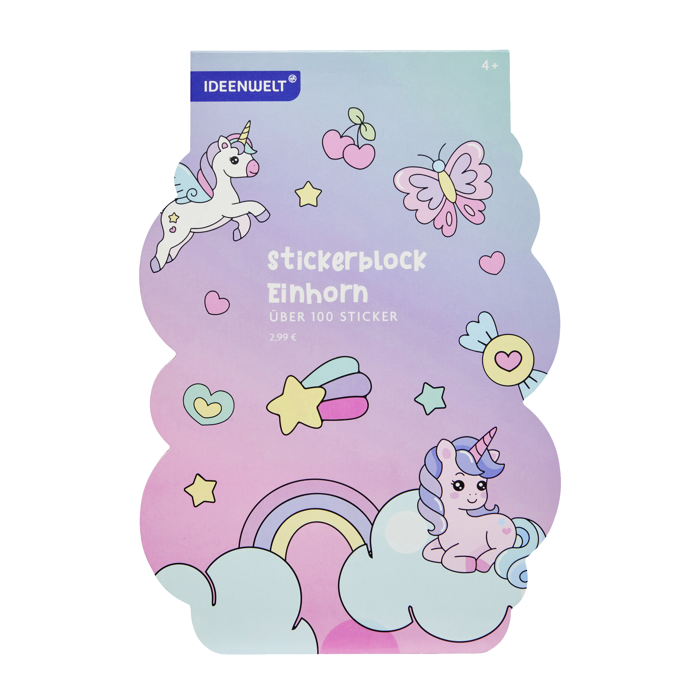 Blok samolepek jednorožec