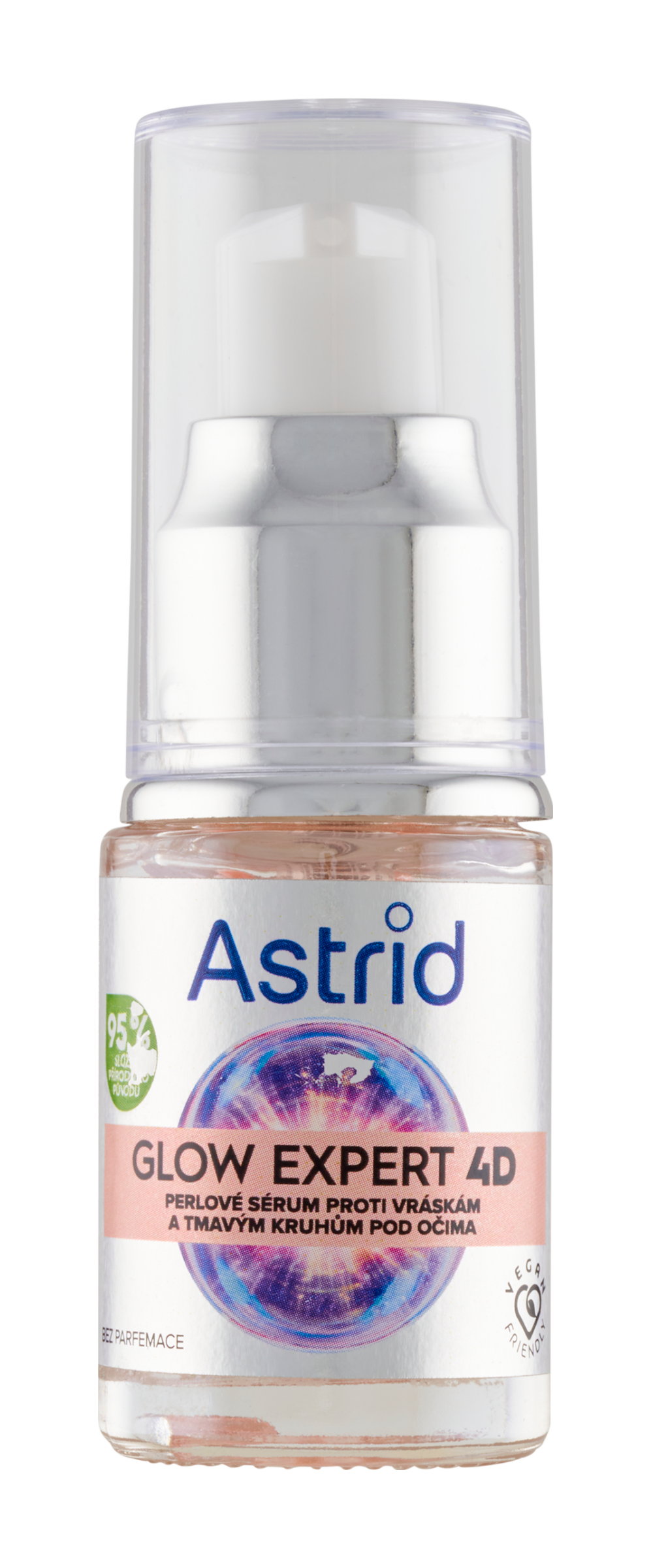 Astrid Perlové sérum proti vráskám a tmavým kruhům pod očima Glow Expert 4D 15 ml