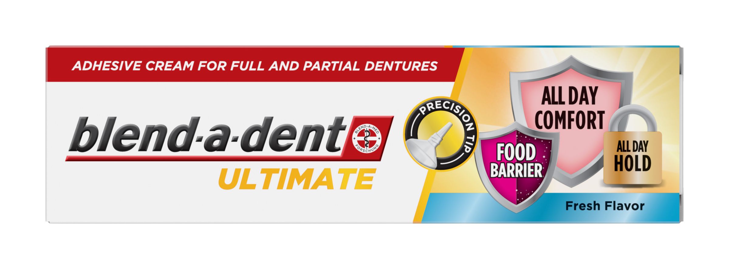 Blend-a-dent Fixační Krém pro úplné a částečné zubní náhrady Ultimate Fresh 40 g