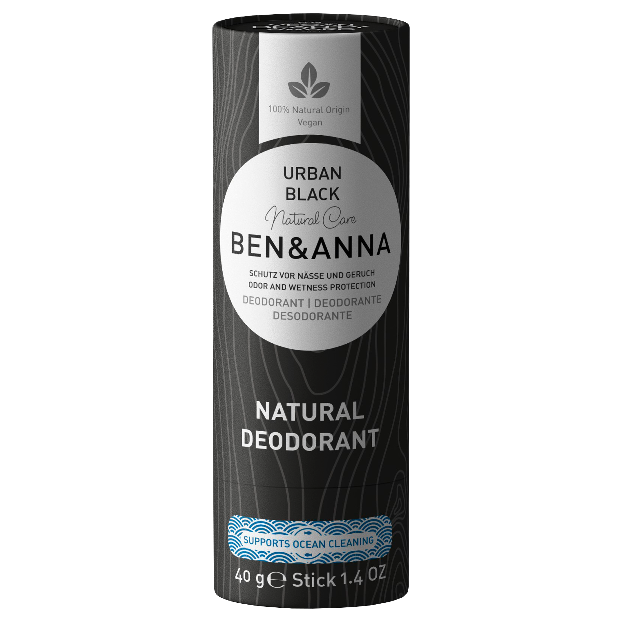 Ben&Anna Deodorant tuhý Unisex Urban Black 40 g