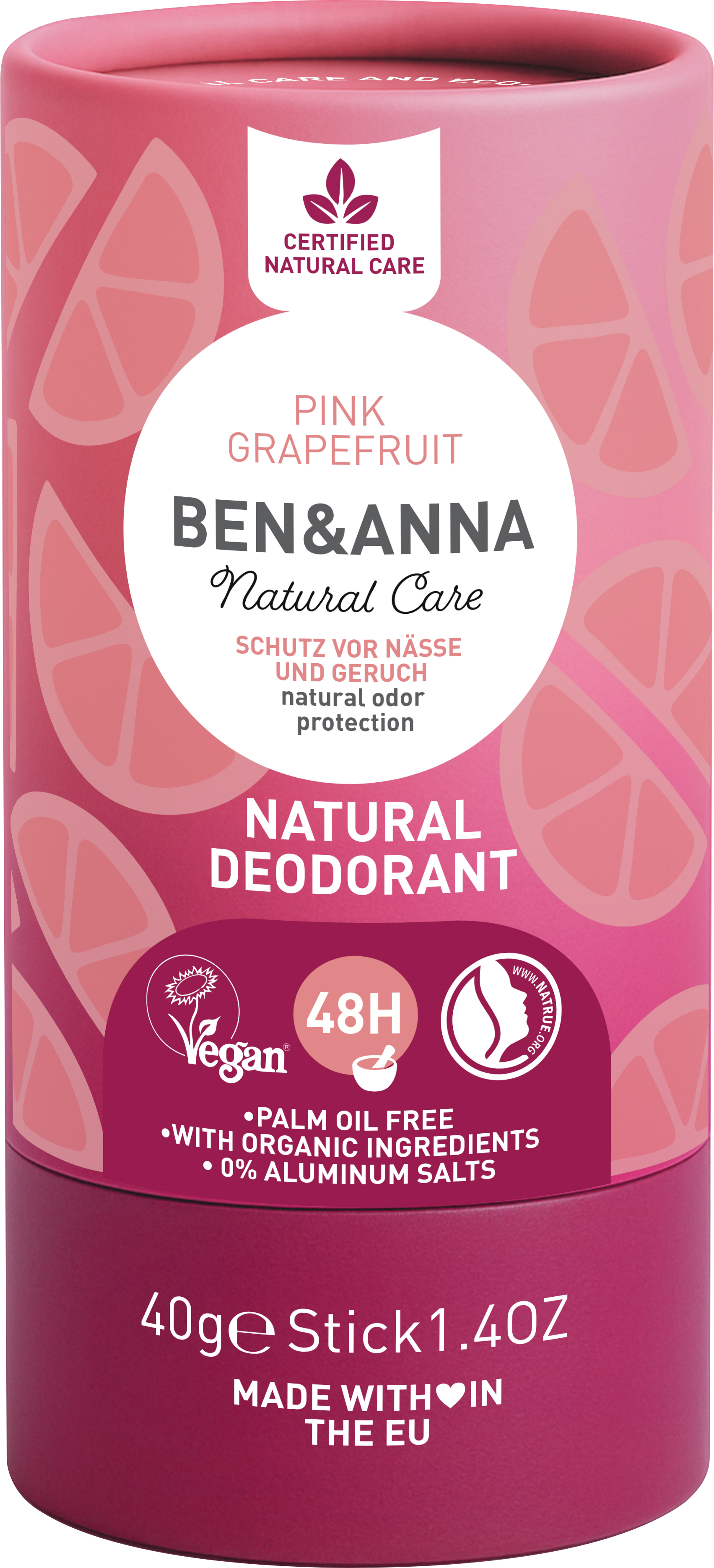Ben&Anna Deodorant tuhý Unisex Pink Grapefruit 40 g