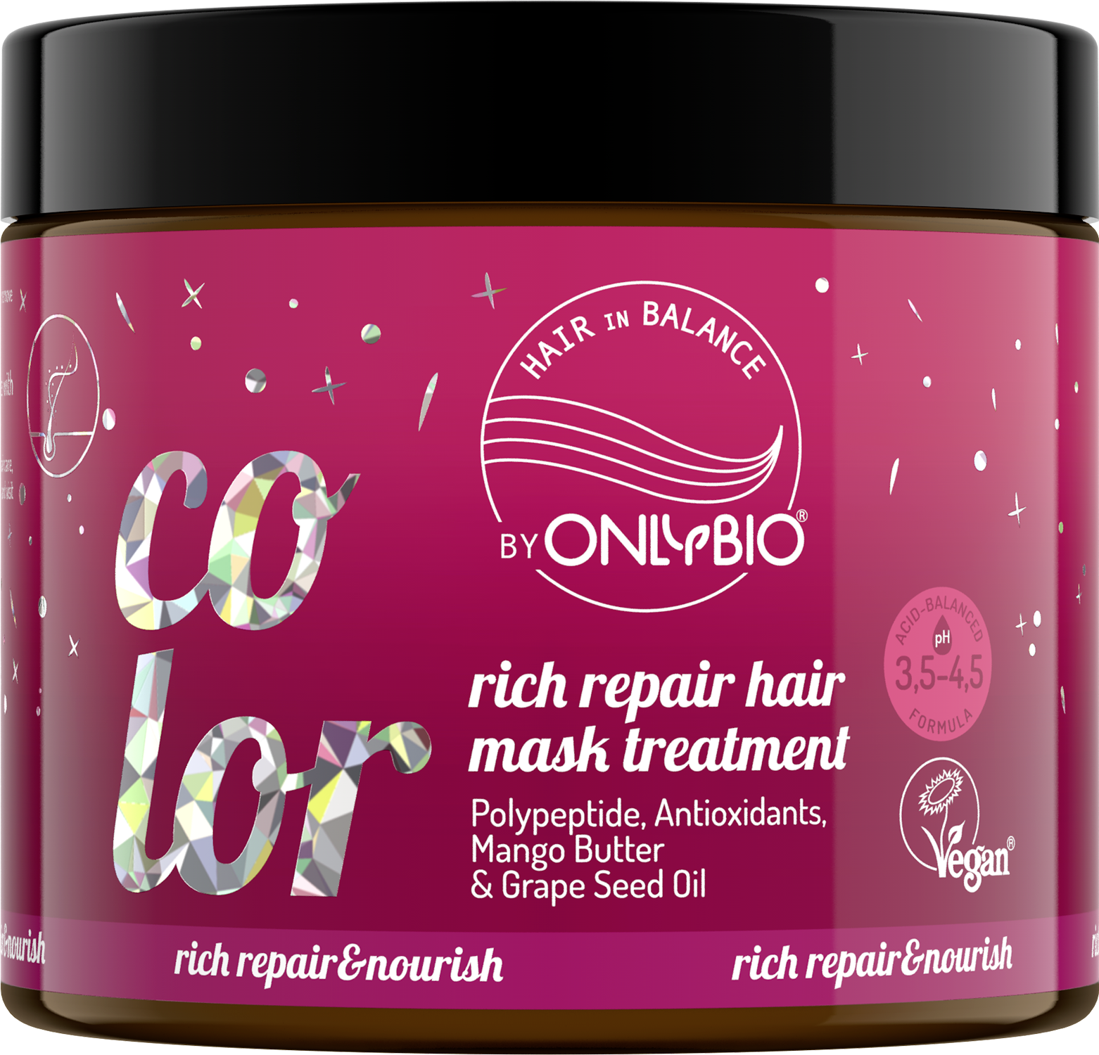OnlyBio Maska na vlasy Color Repair 280 ml