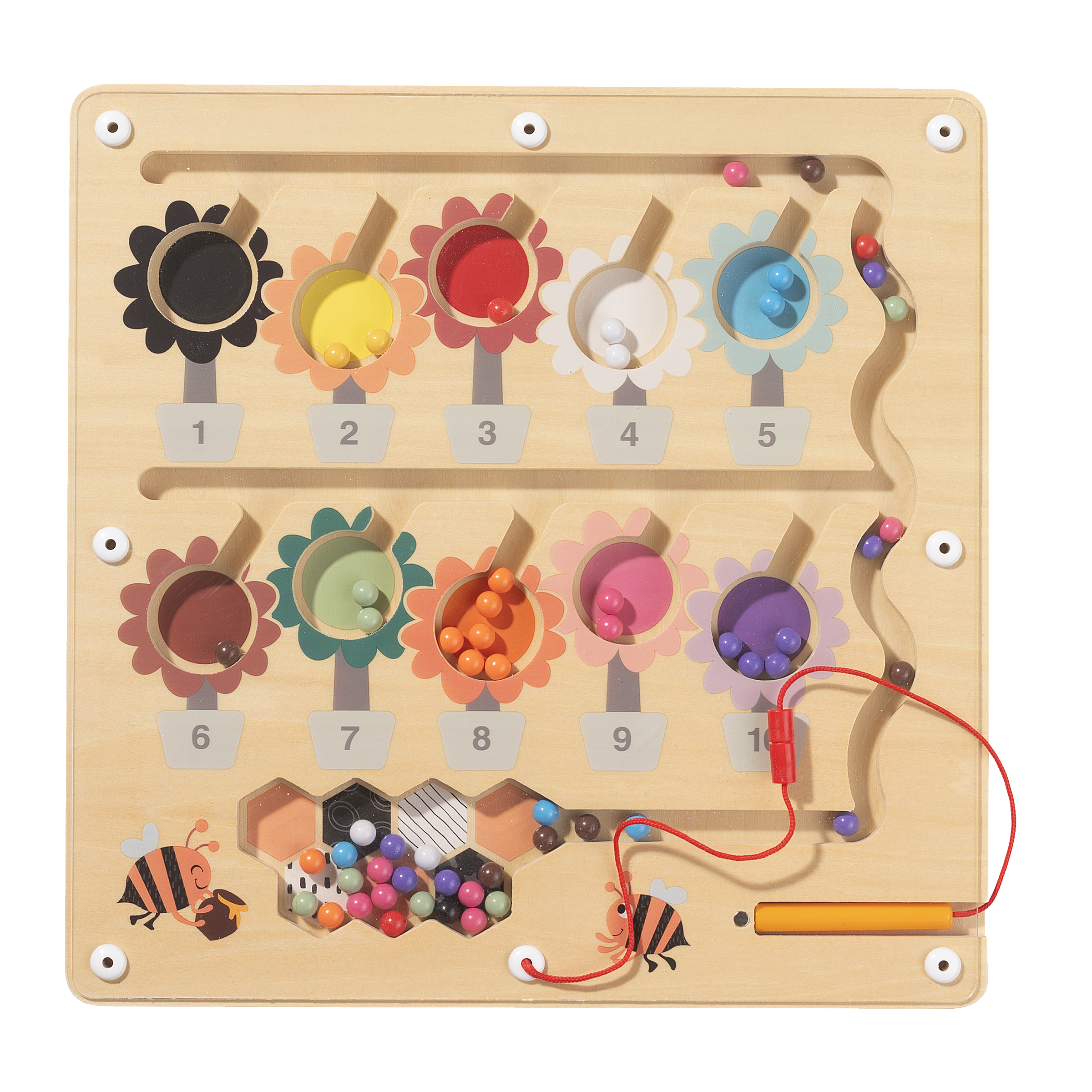 Magnetická kuličková hra Včelka