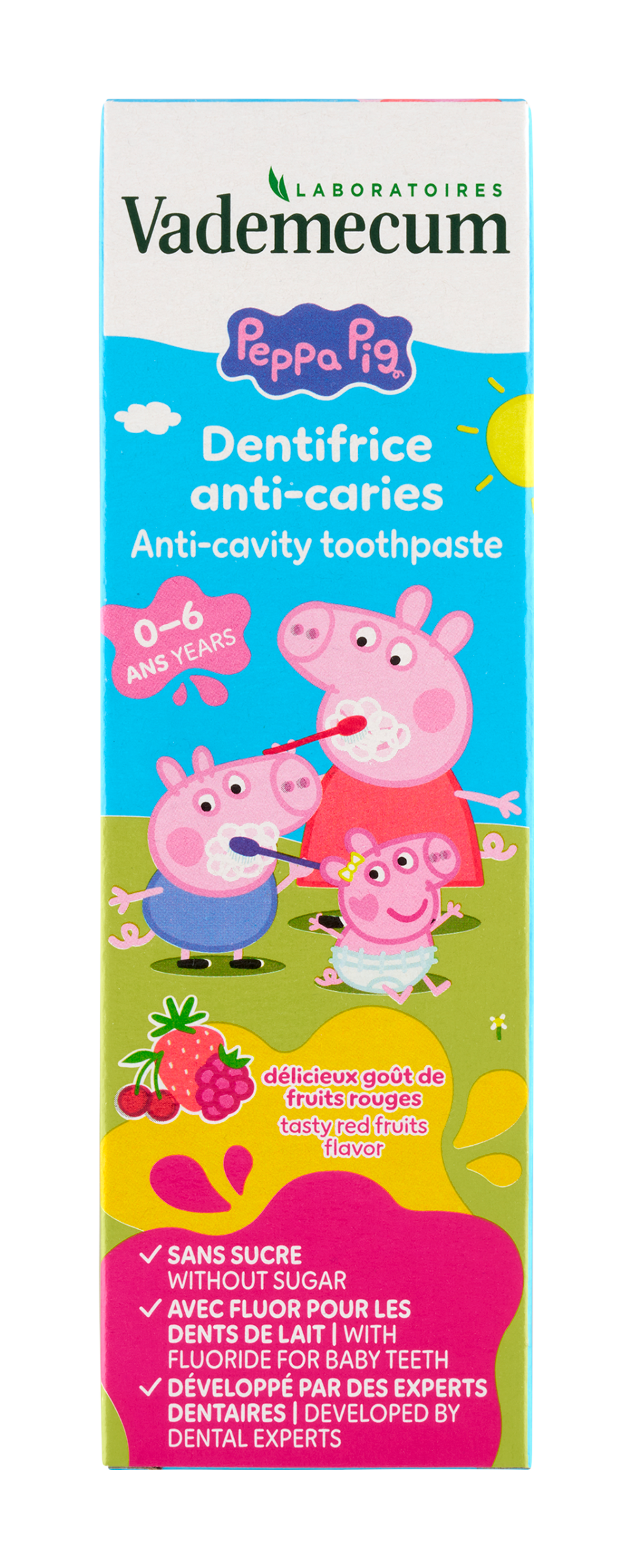 Dětská zubní pasta Peppa Pig Peppa Pig Red Fruit 0–6 let